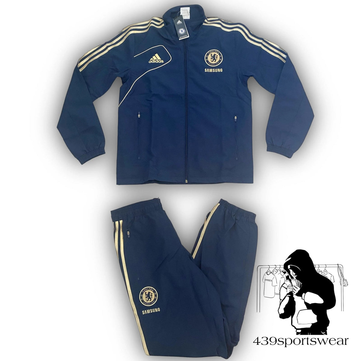 Adidas Fc Chelsea tracksuit 2011 2012 vierdreineun