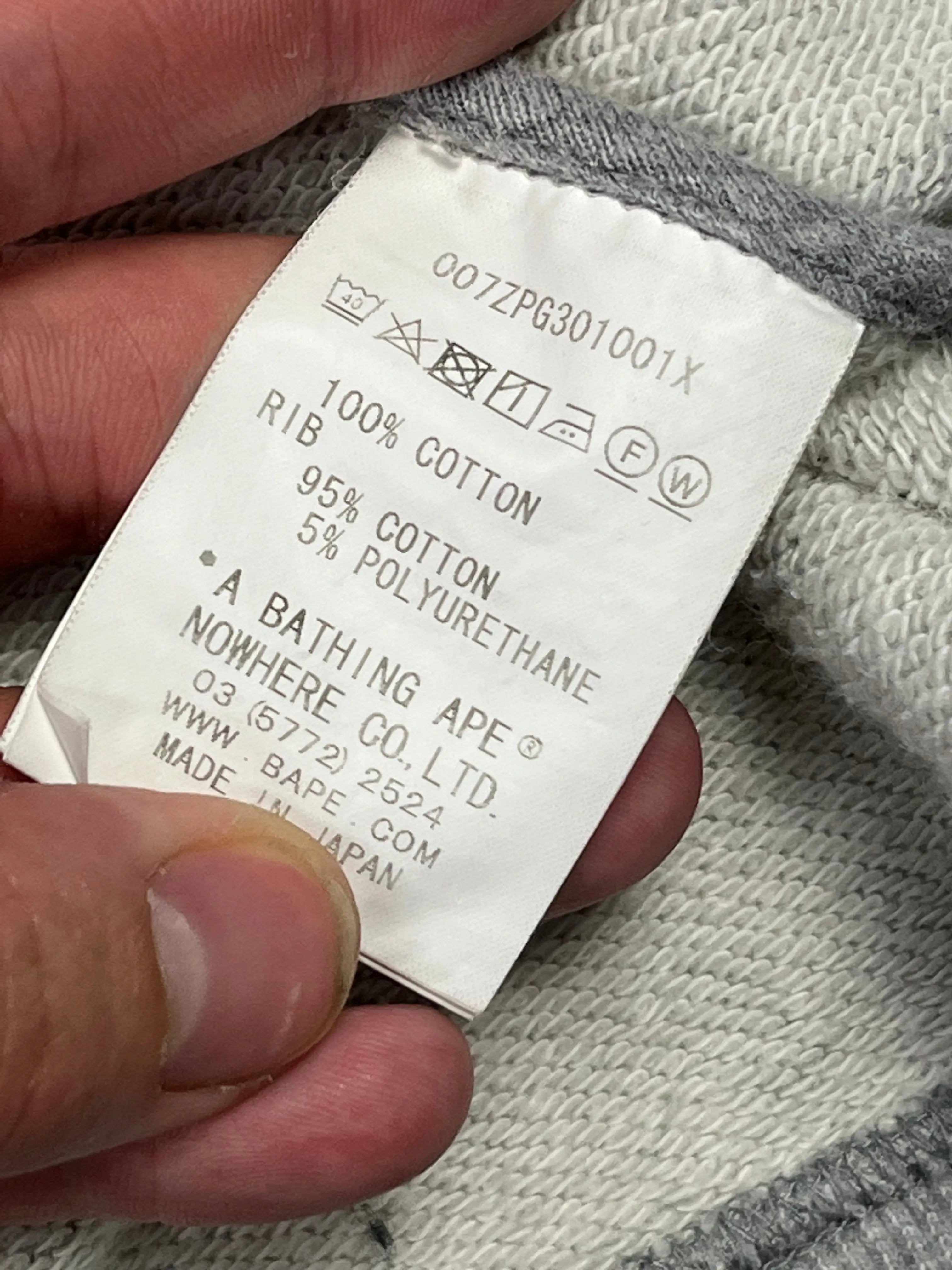 BAPE Mr Bathing Ape sweatjacket Bape