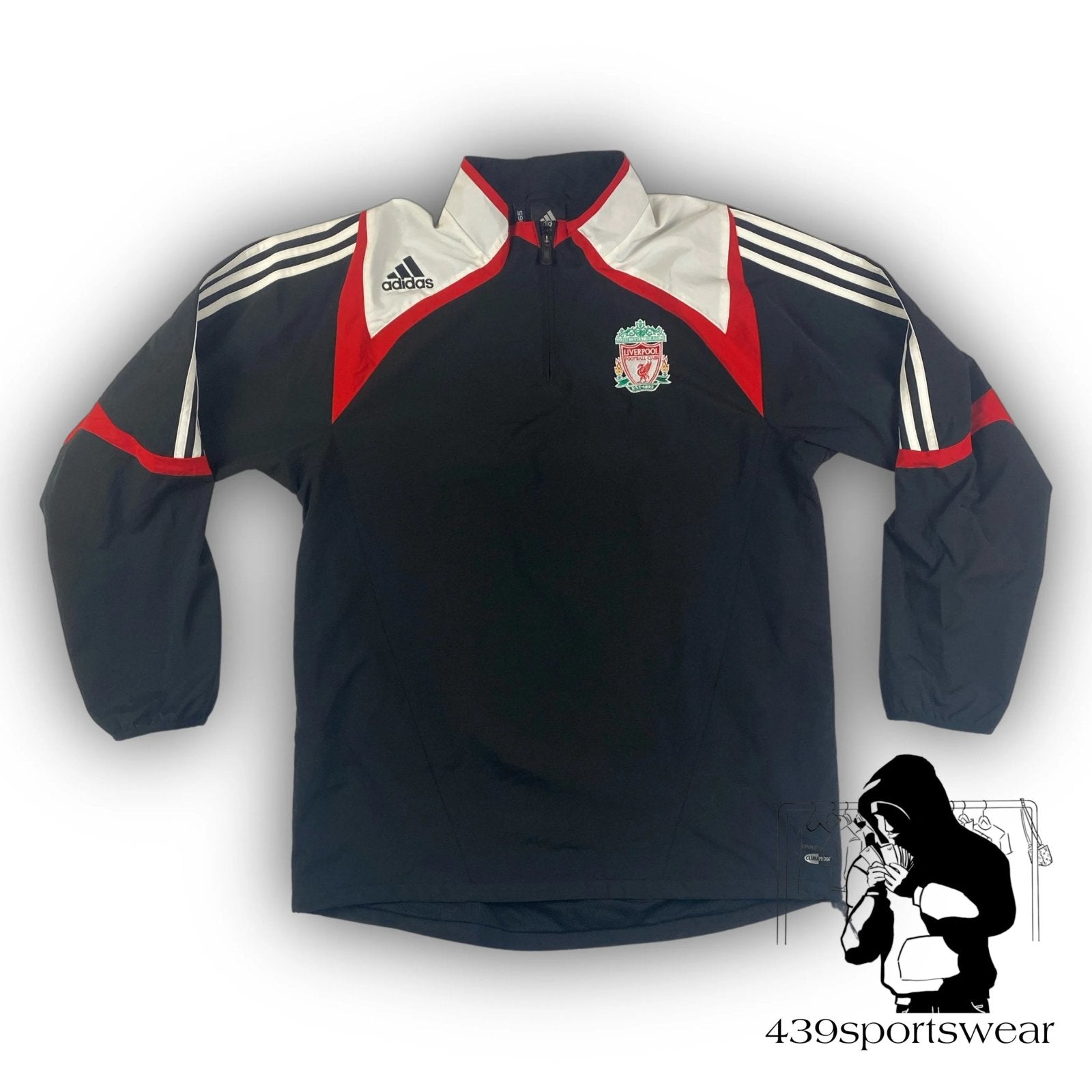 vintage Adidas Fc Liverpool half zip Adidas