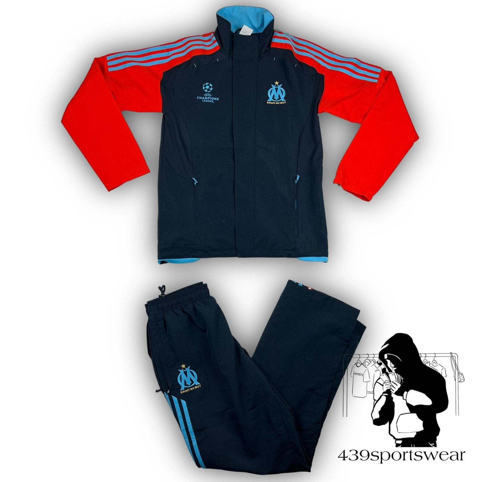 vintage Adidas Olympique Marseille UCL tracksuit Adidas