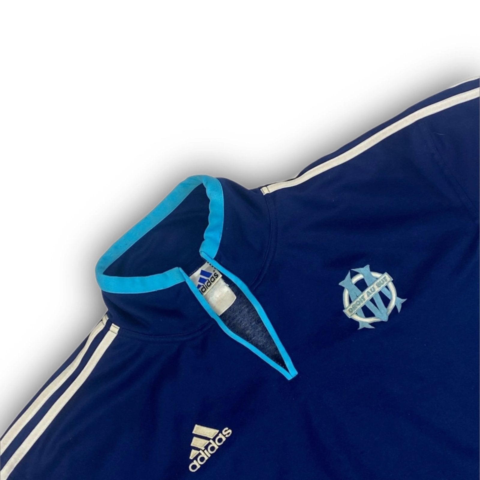 vintage Adidas Olympique Marseille half zipper Adidas