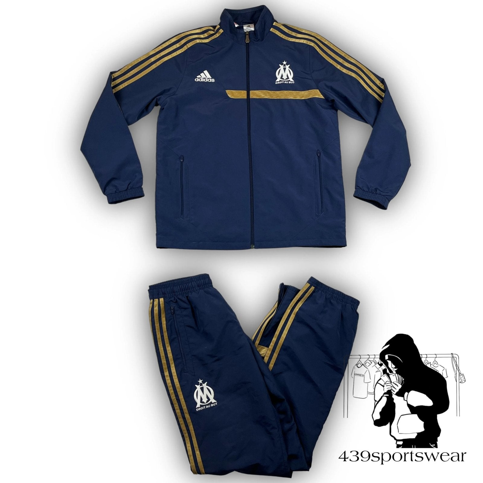 vintage Adidas Olympique Marseille tracksuit 439sportswear