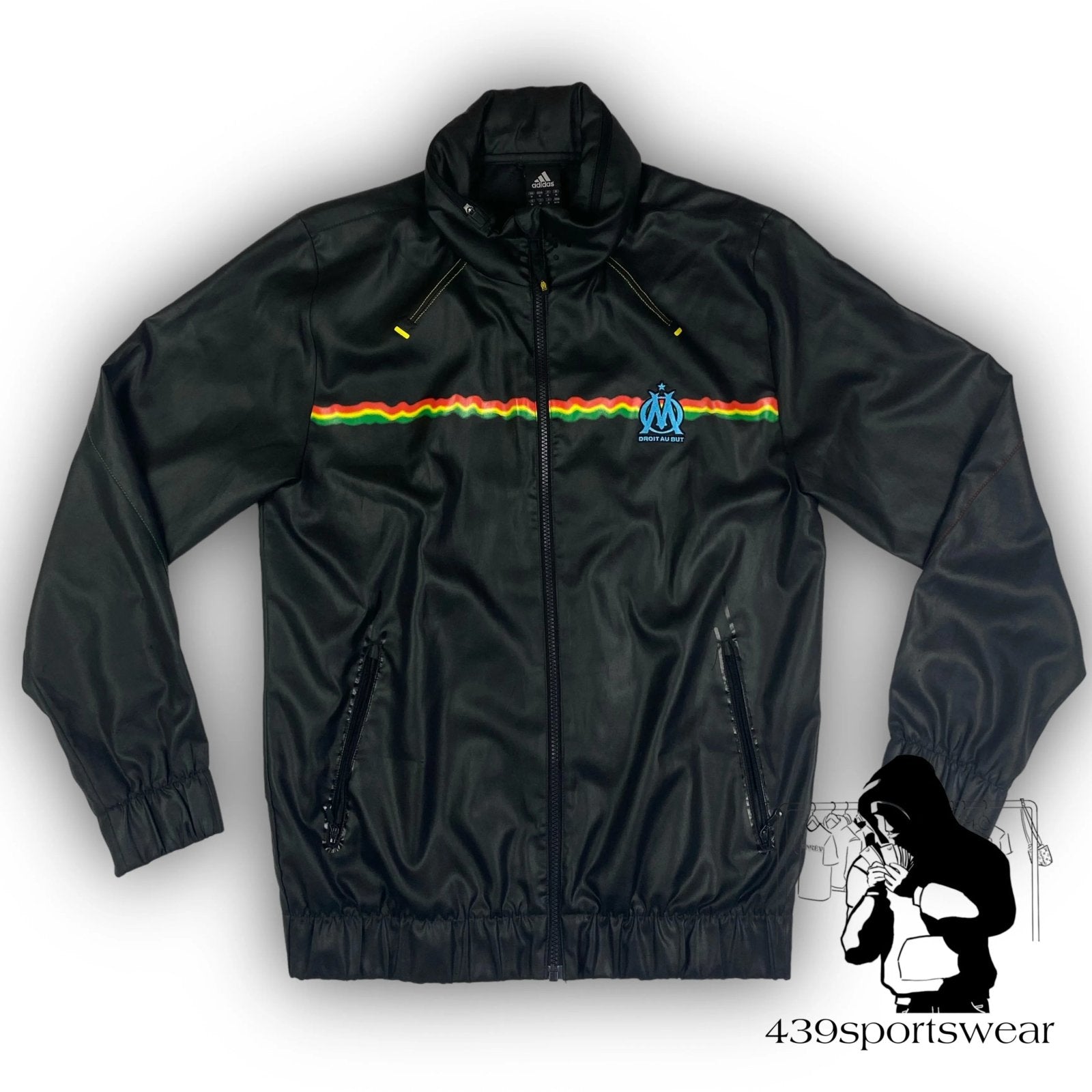 vintage Adidas Olympique Marseille x Bob Marley Adidas