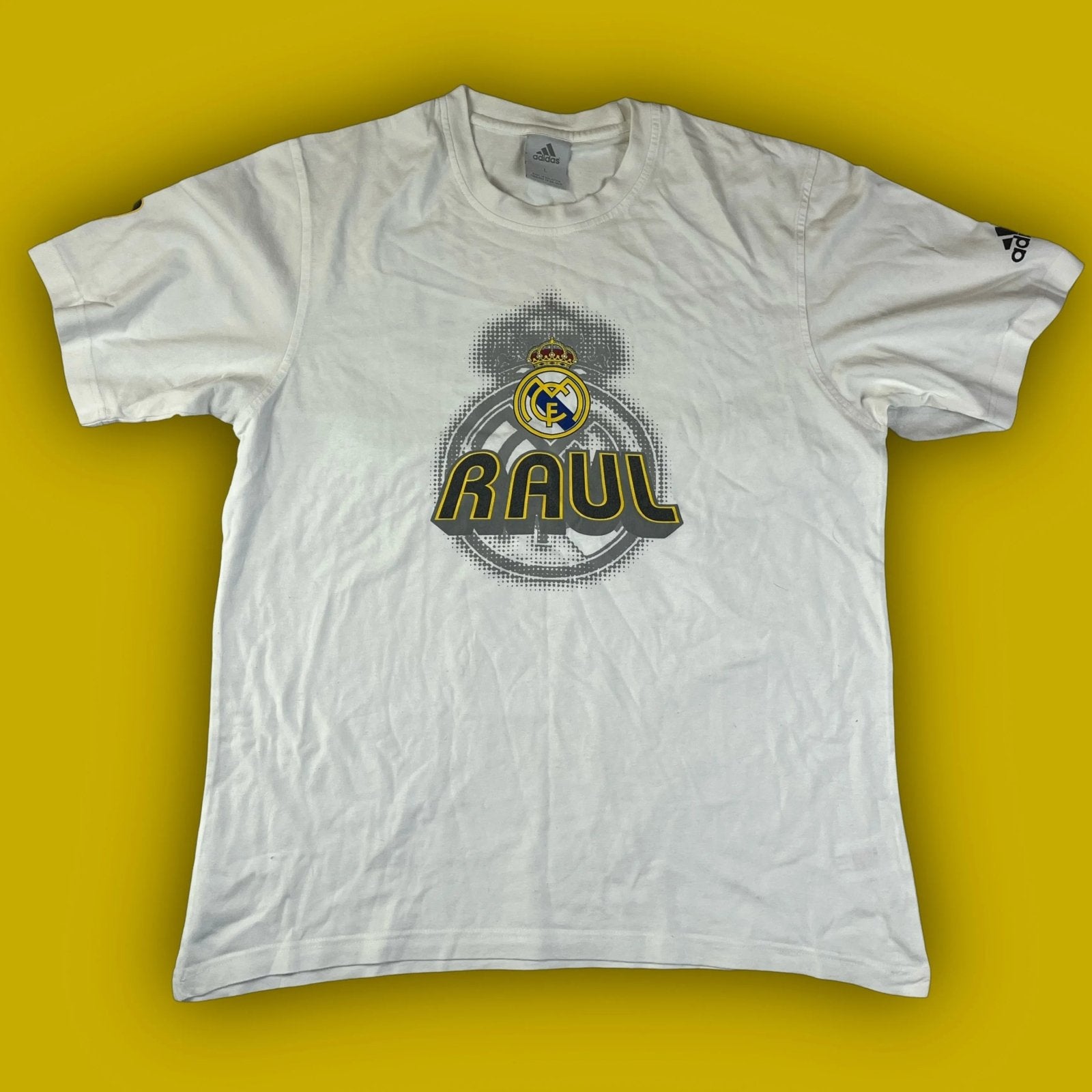 vintage Adidas Raul Real Madrid t-shirt Adidas