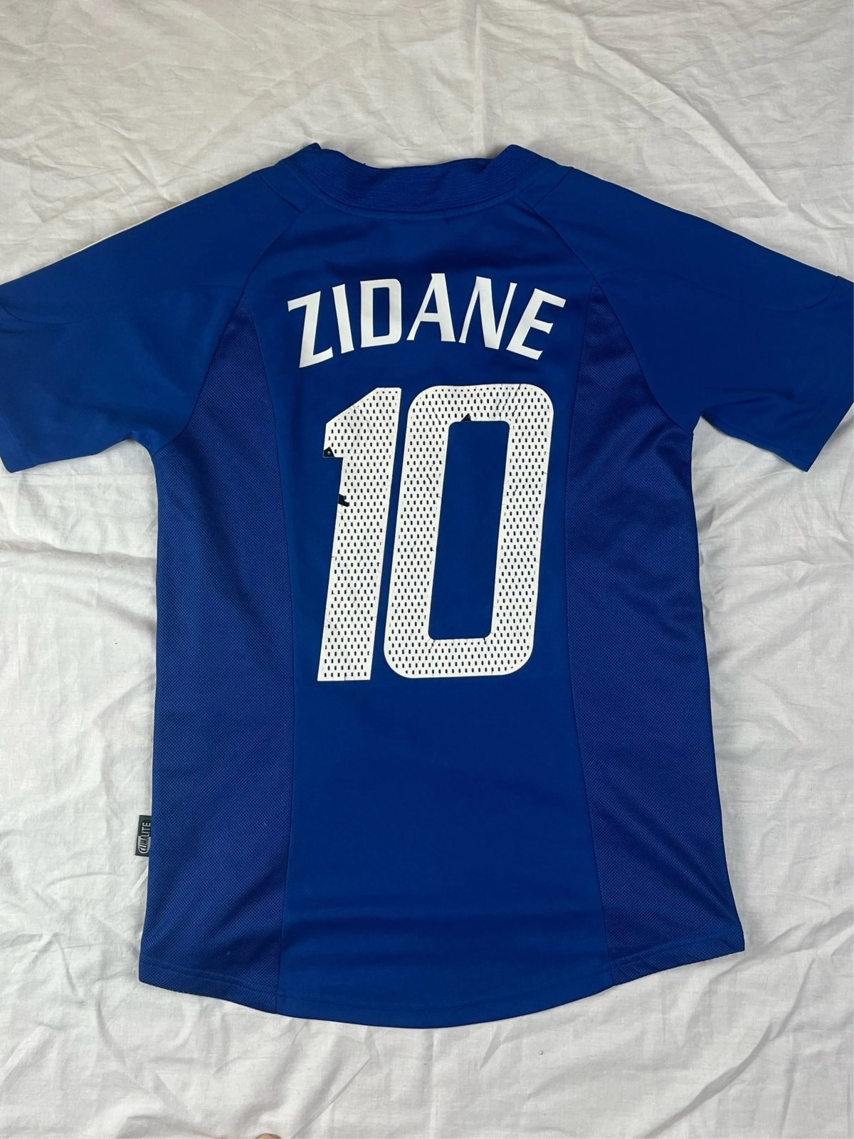 vintage Adidas Zinédine Zidane France 2002 home jersey Adidas