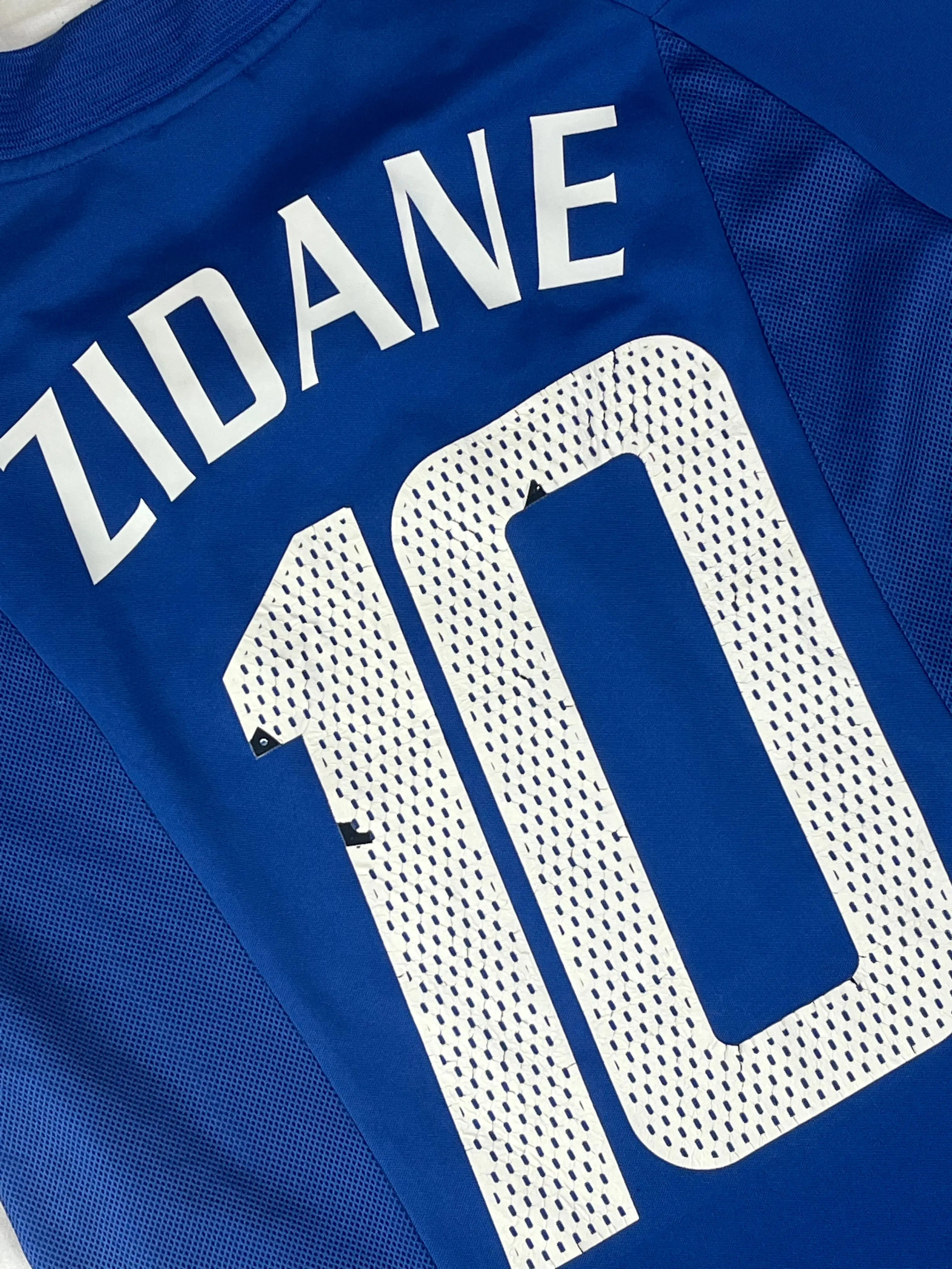 vintage Adidas Zinédine Zidane France 2002 home jersey Adidas