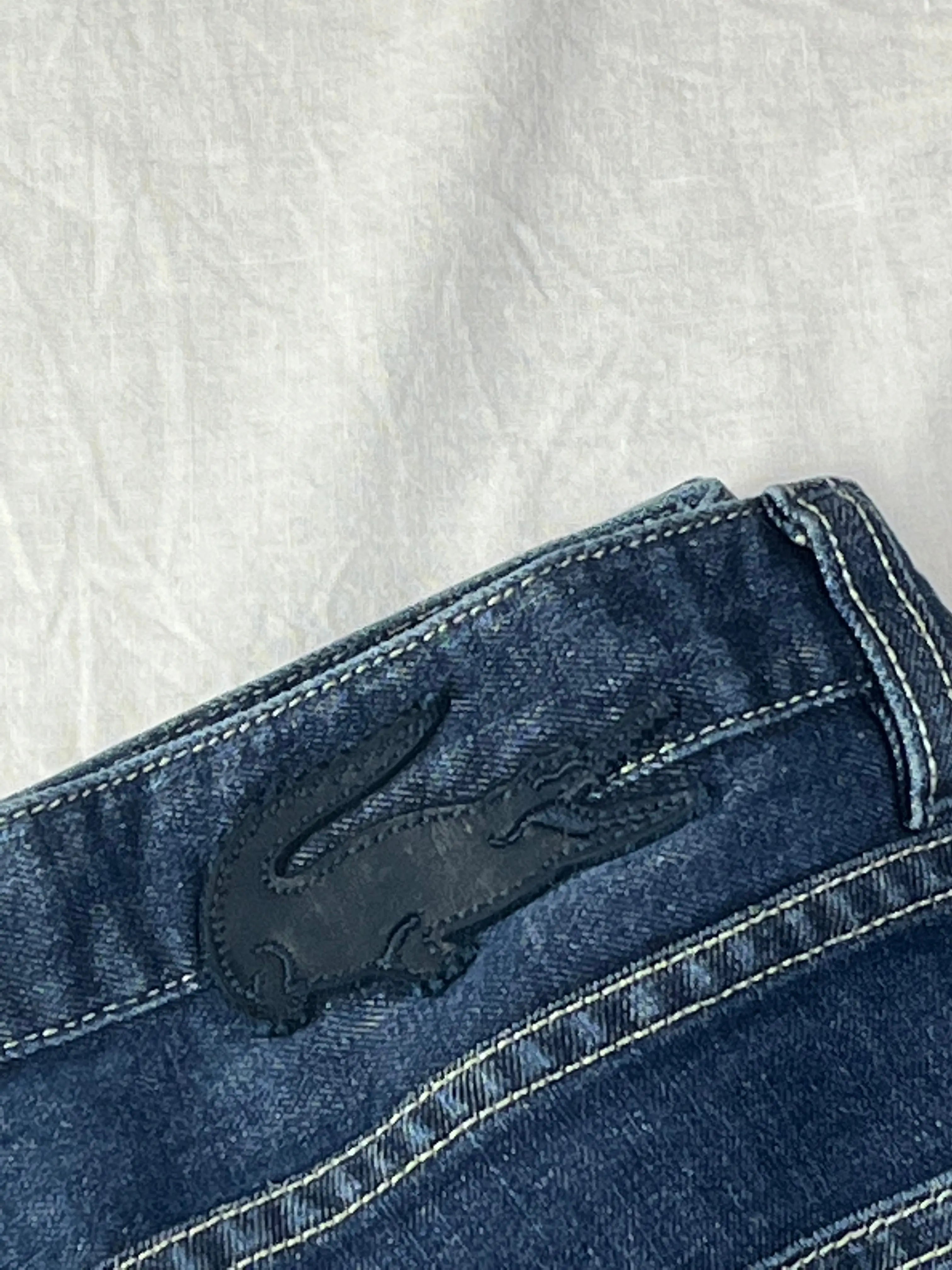 vintage Lacoste jeans with patch Lacoste