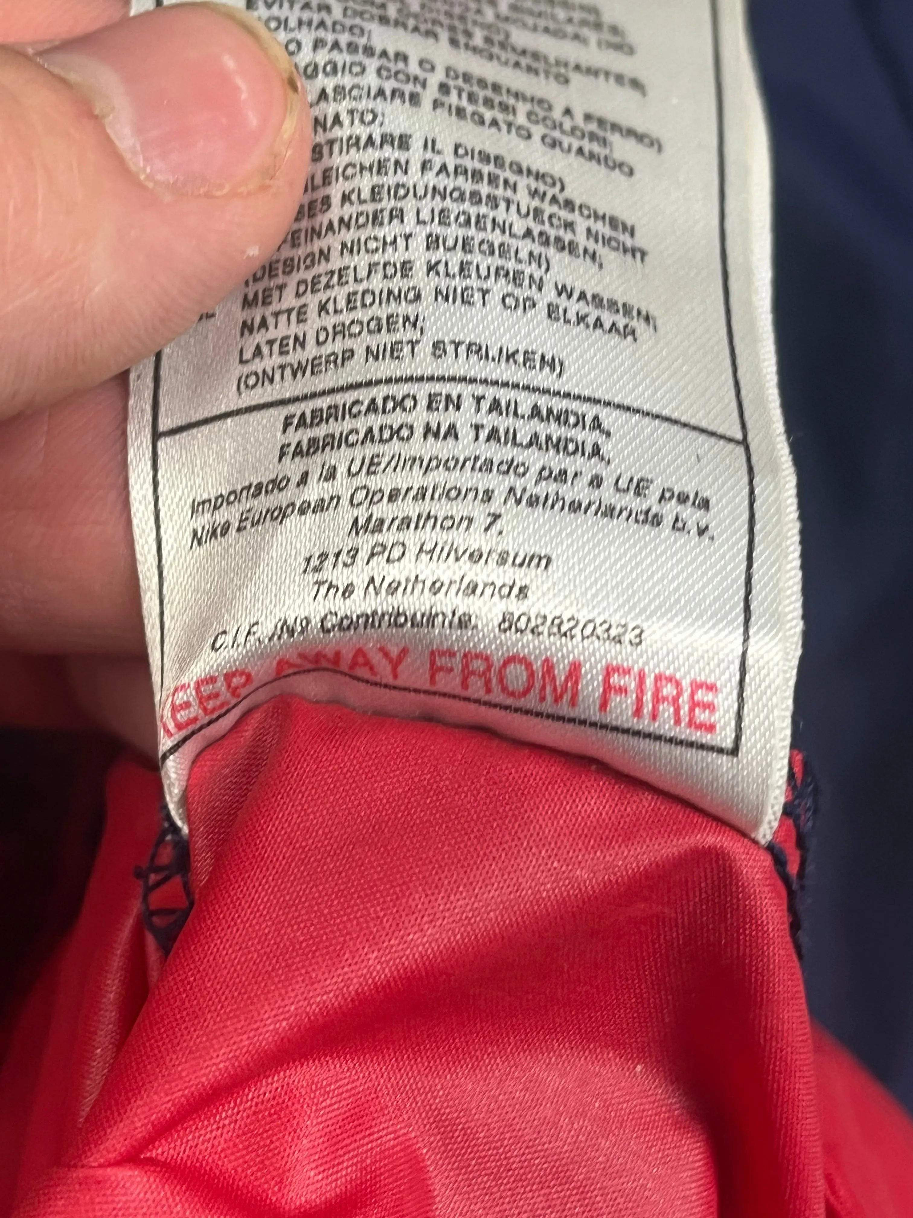 vintage Nike Arsenal windbreaker 1996-2001 Nike