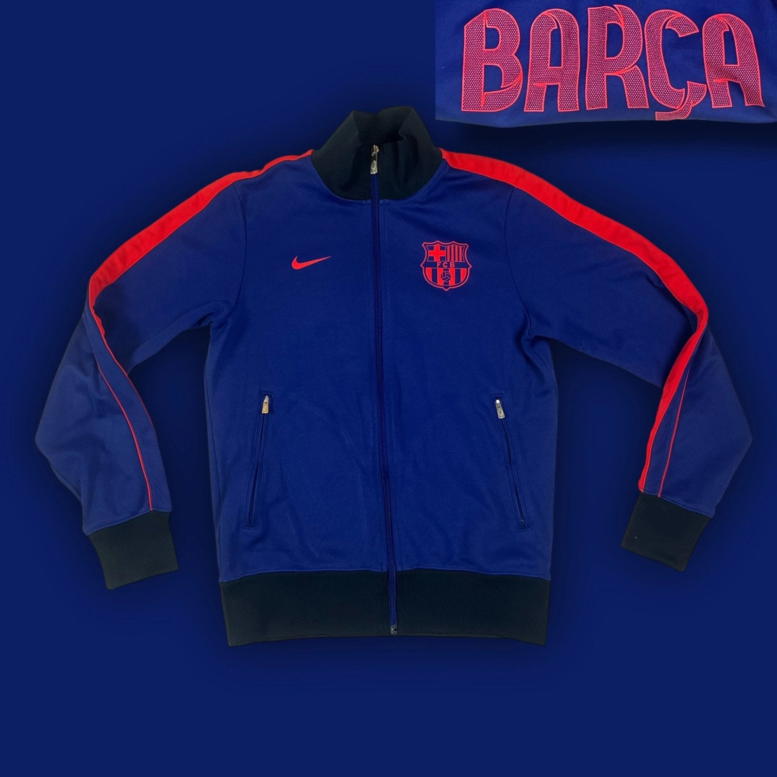 vintage Nike Fc Barcelona trackjacket Nike