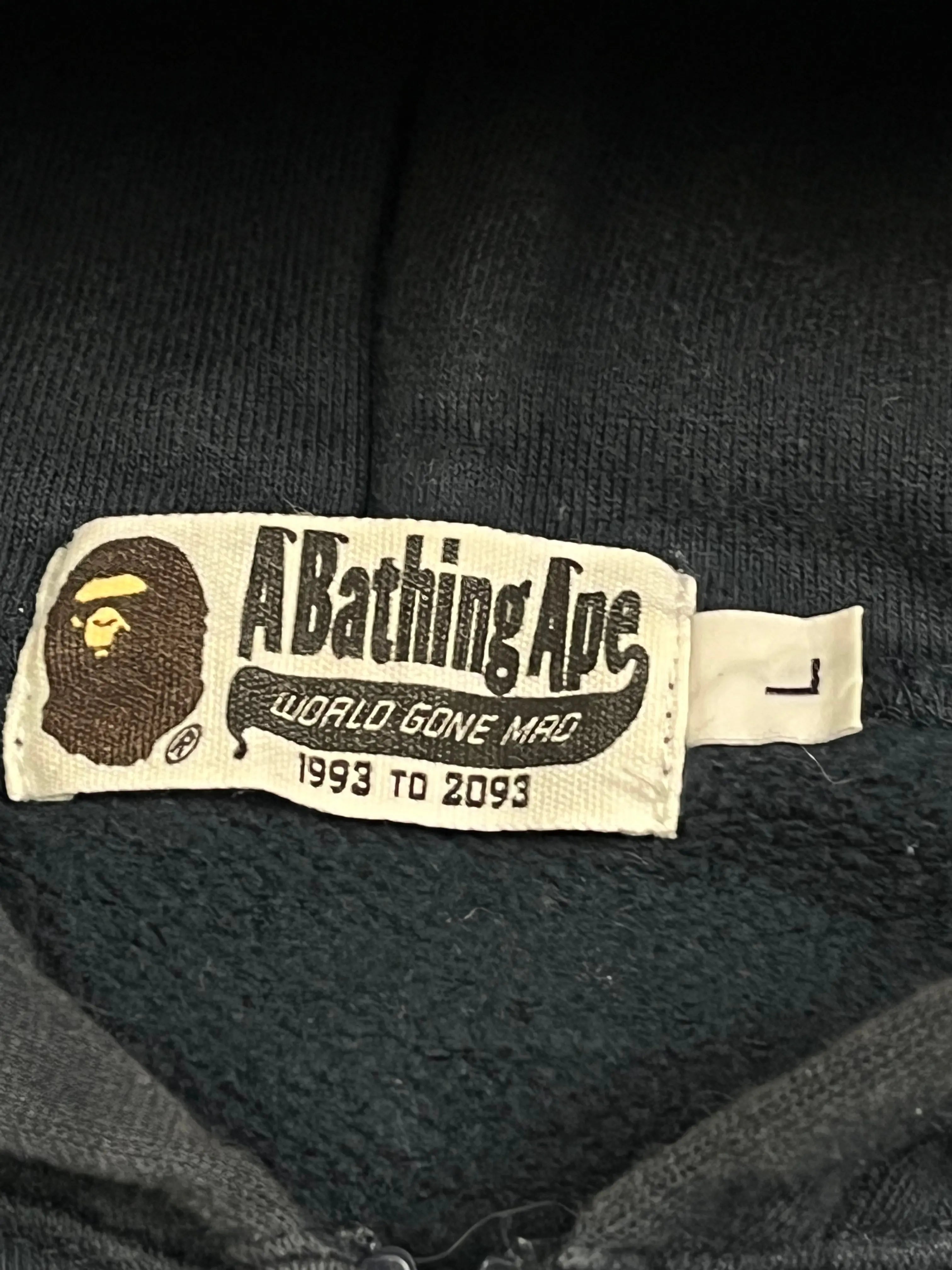 vintage a bathing ape BAPE sweatjacket Bape