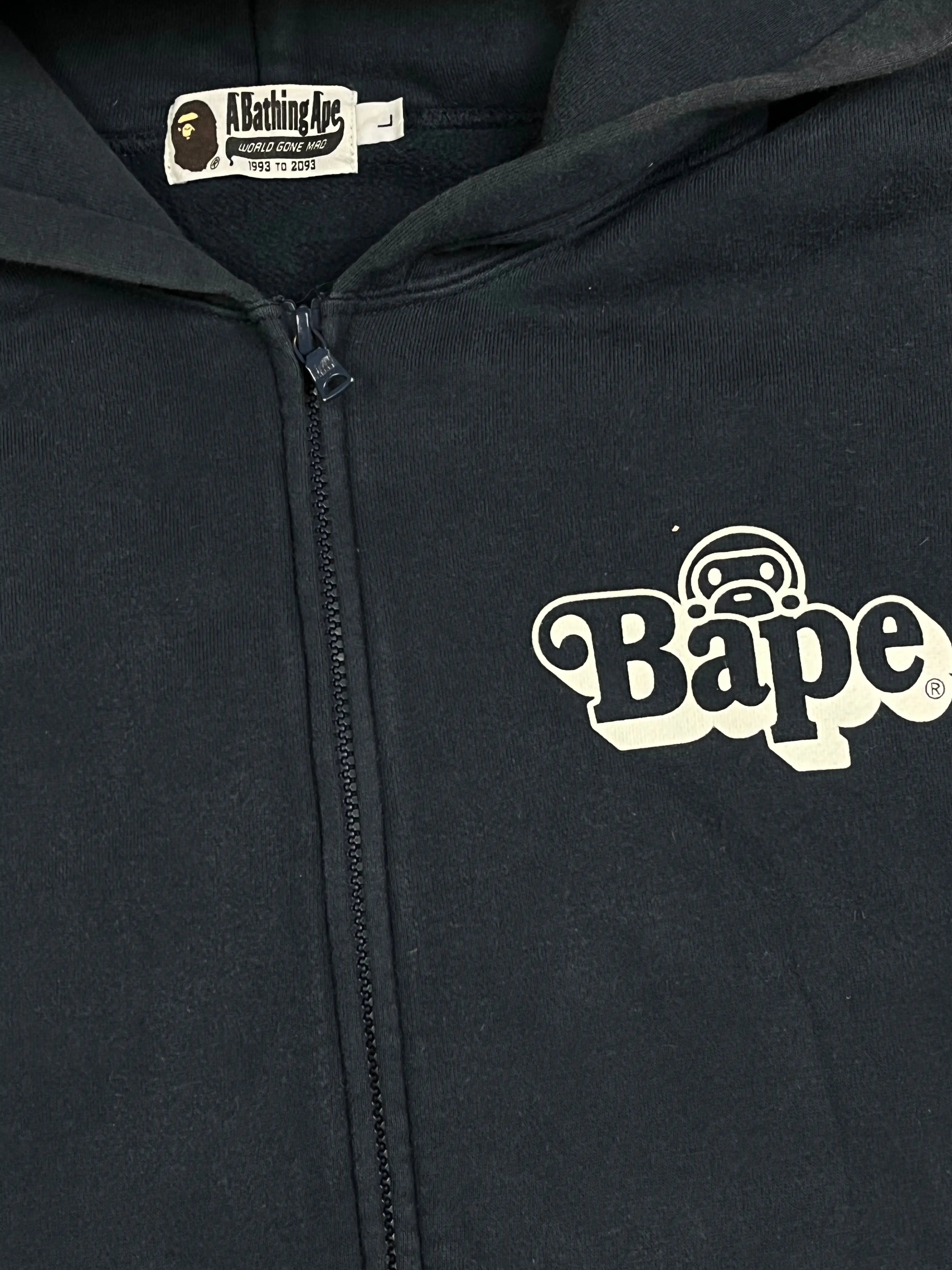 vintage a bathing ape BAPE sweatjacket Bape