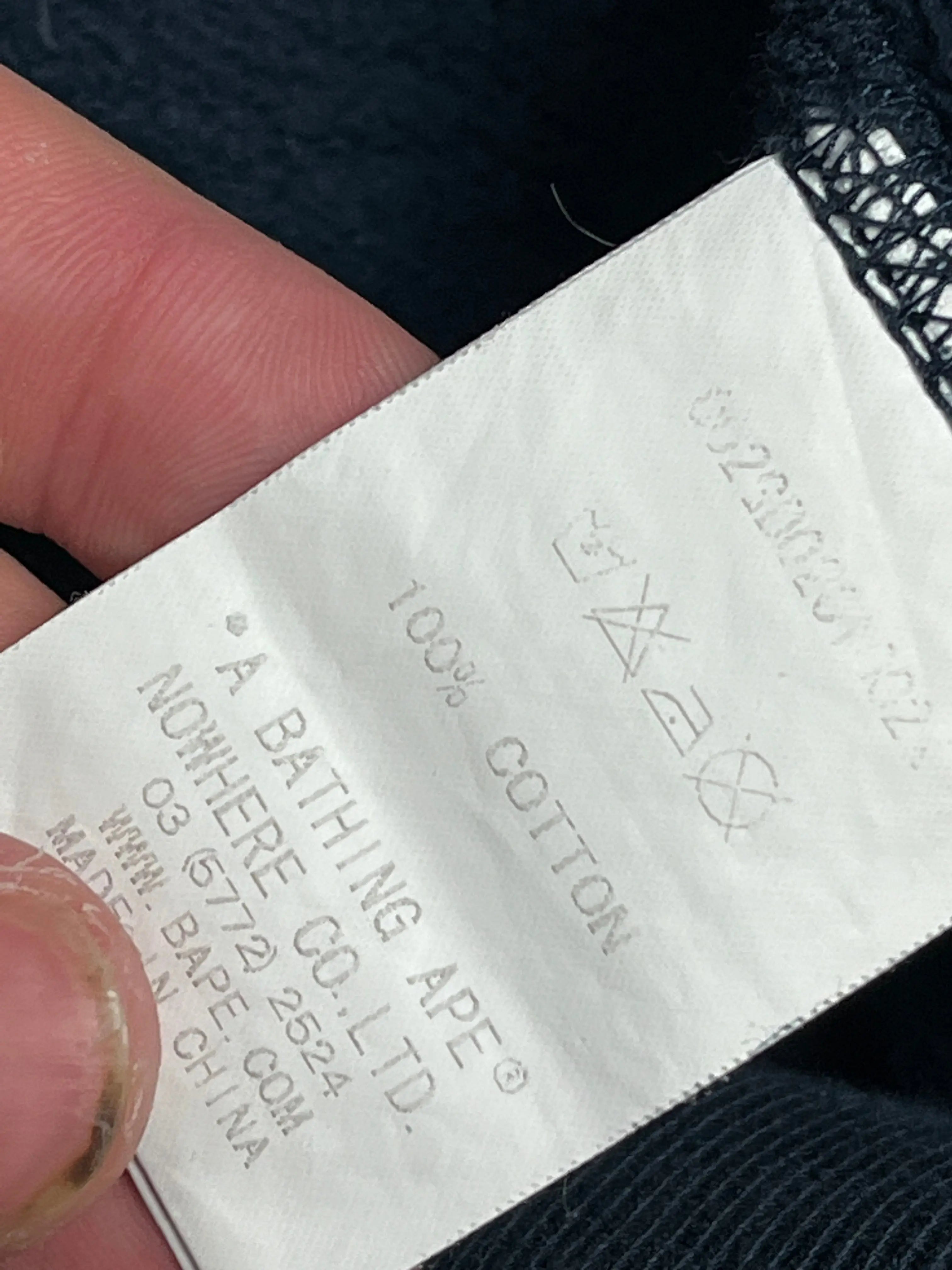 vintage a bathing ape BAPE sweatjacket Bape