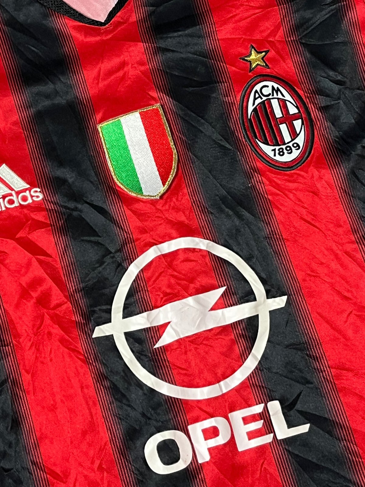 vintage Adidas Ac Milan 2004-2005 home jersey {L} - 439sportswear