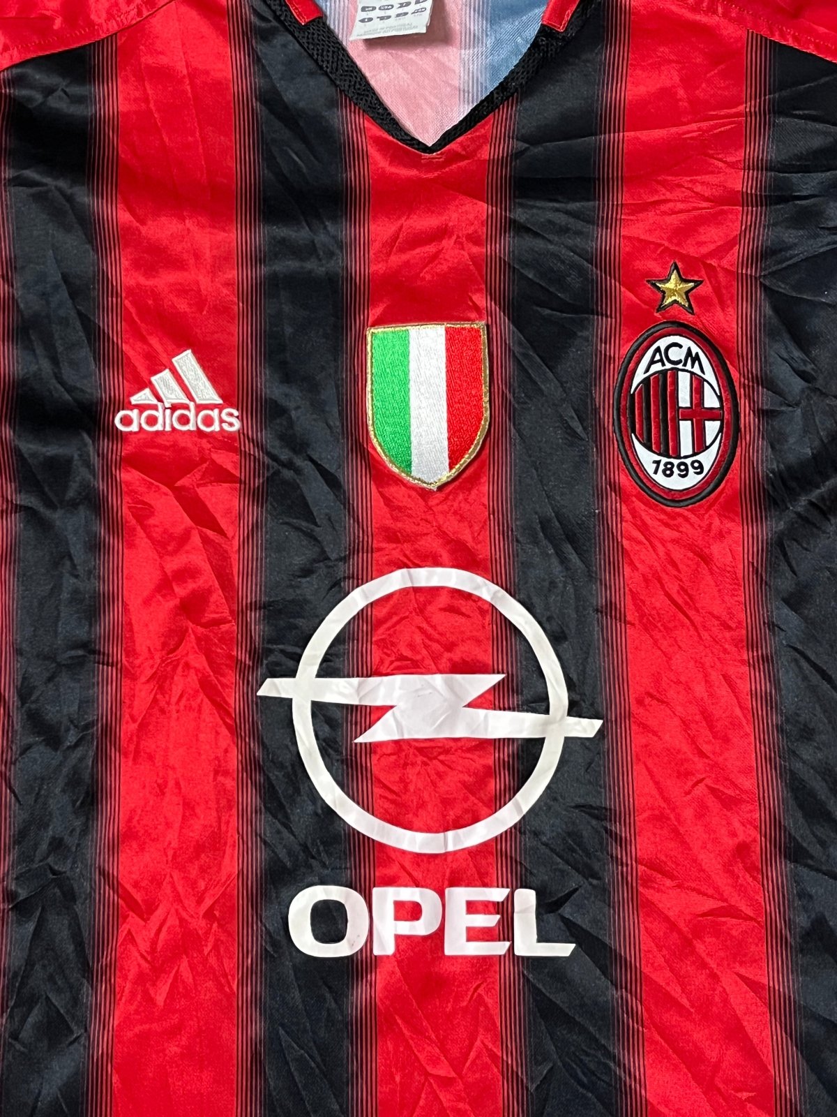 vintage Adidas Ac Milan 2004-2005 home jersey {L} - 439sportswear