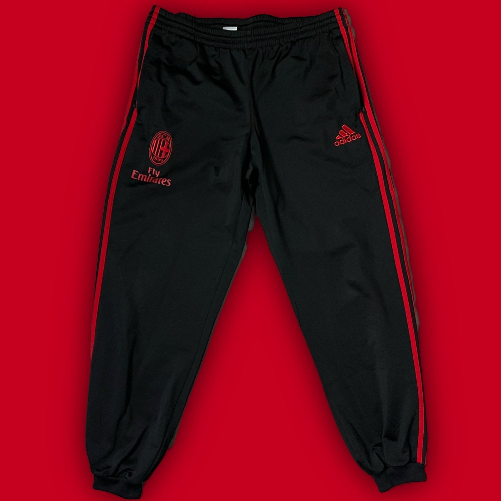 vintage Adidas Ac Milan joggingpants {XL} - 439sportswear