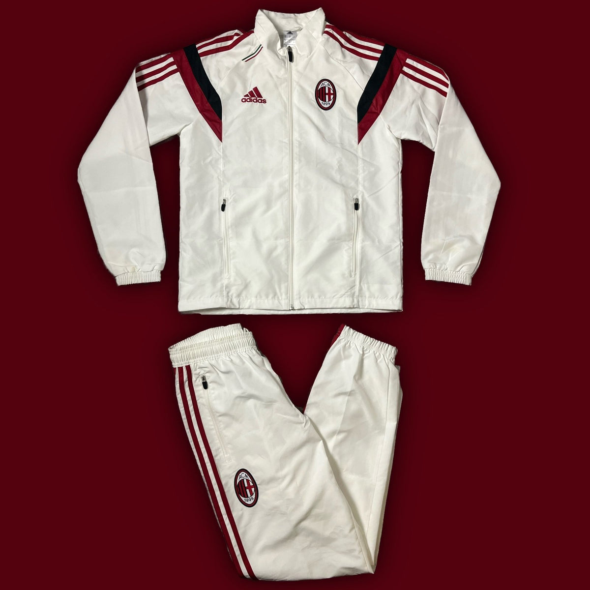 vintage Adidas Ac Milan tracksuit M vierdreineun