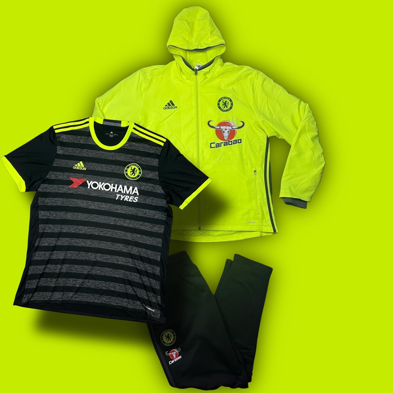 vintage Adidas Fc Chelsea tracksuit + vintage Adidas Fc Chelsea away jersey 2015-2016 - 439sportswear