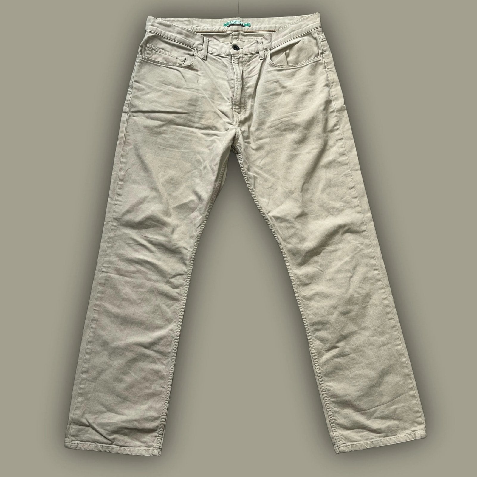 vintage beige Lacoste jeans Lacoste