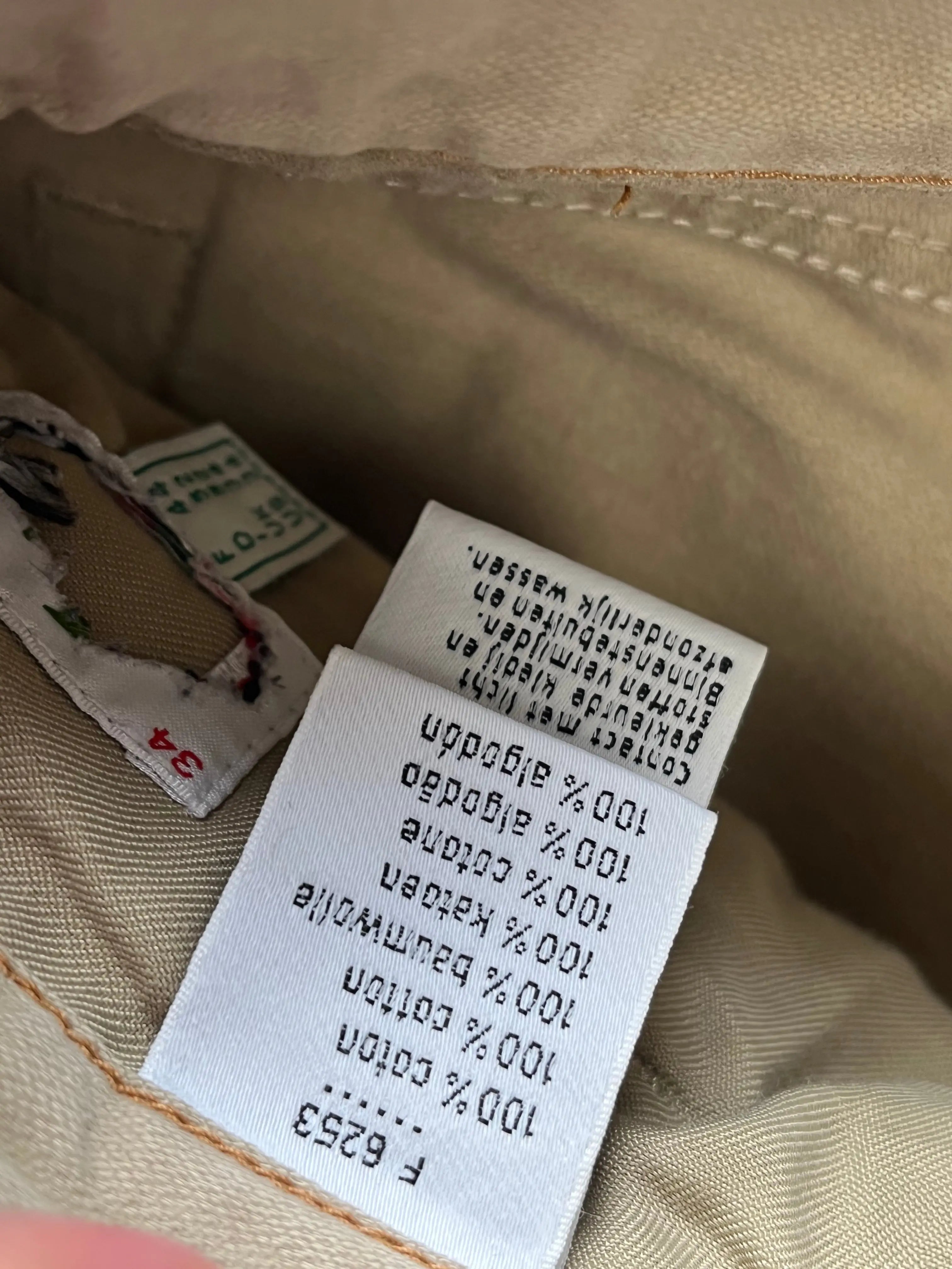 vintage beige Lacoste jeans Lacoste