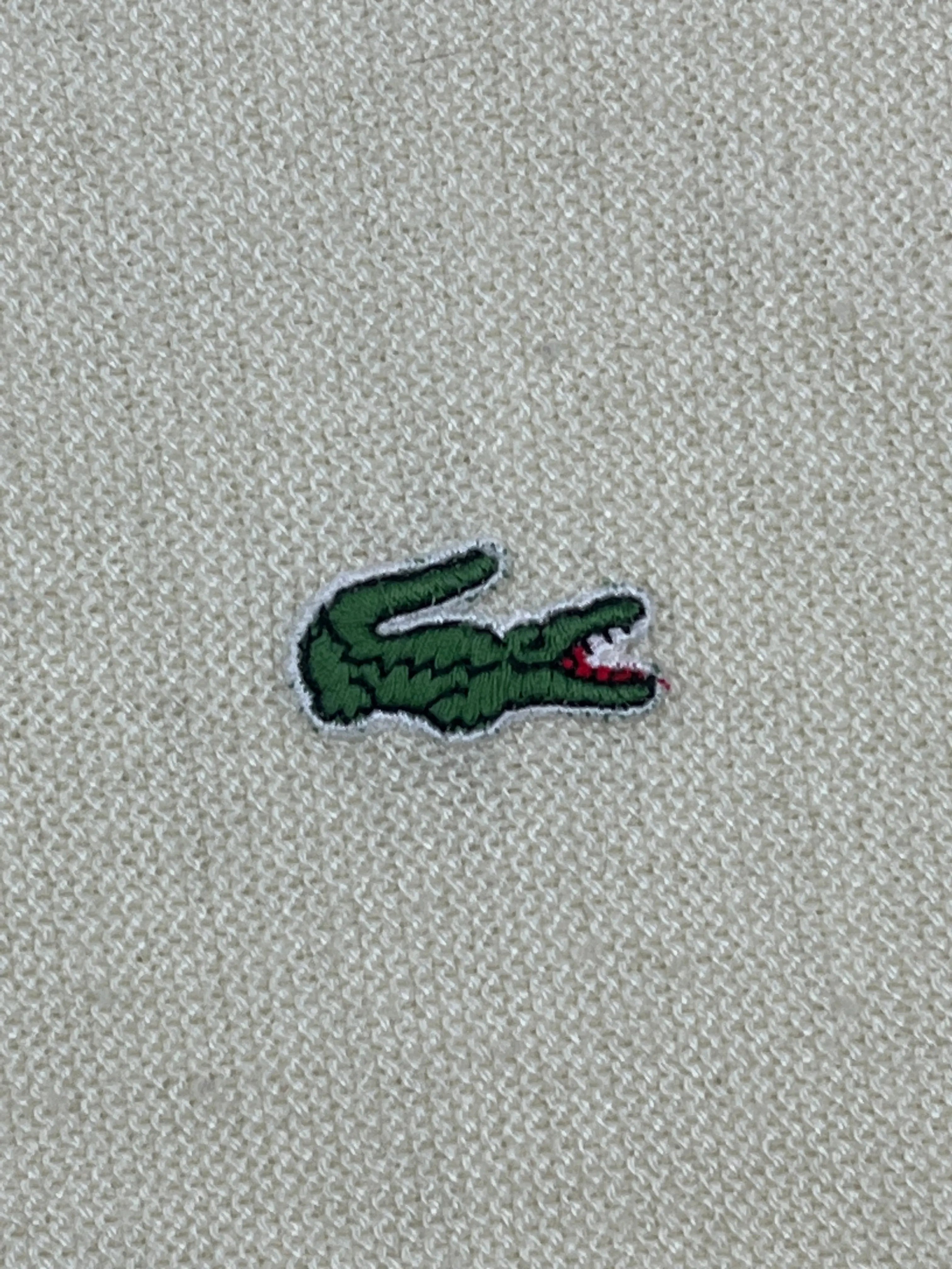 vintage beige Lacoste knittedsweater Lacoste