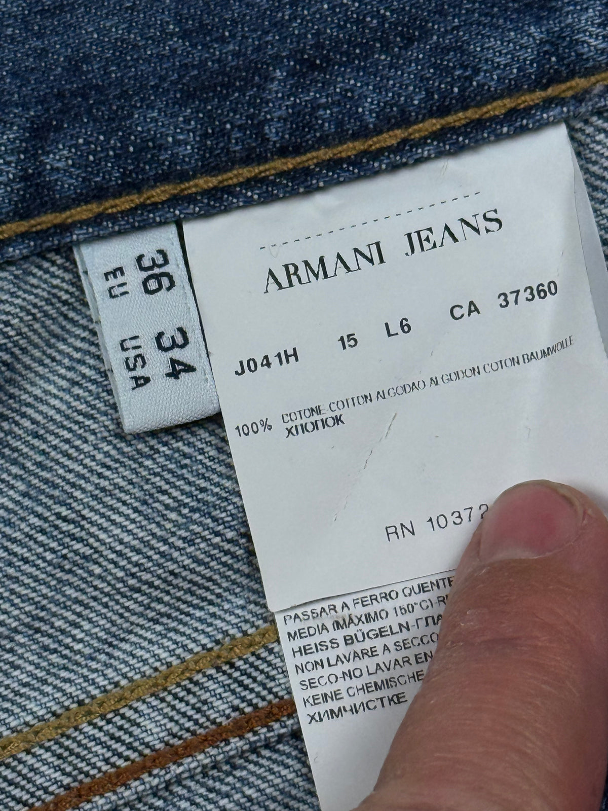 vintage Armani jeans