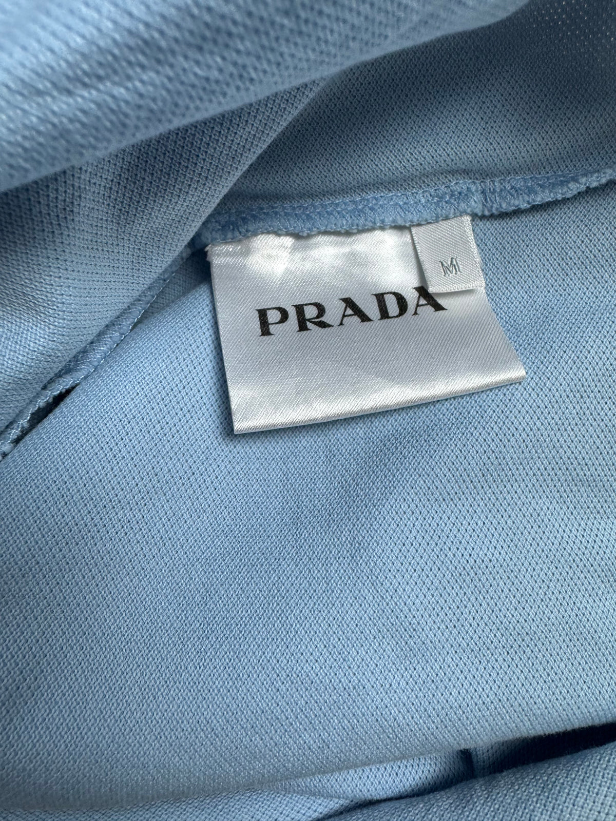 vintage babyblue Prada polo {M}