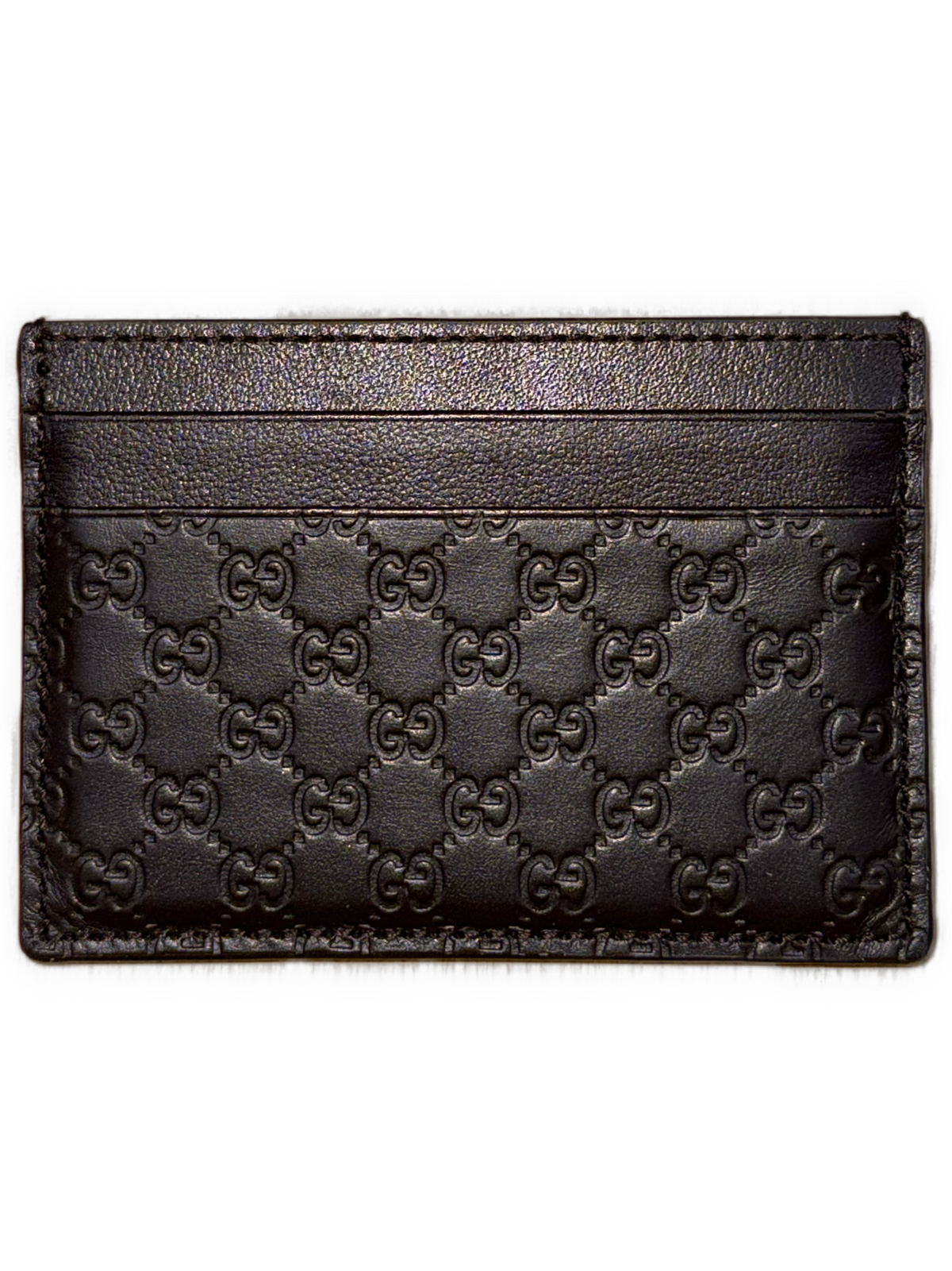 vintage brown Gucci cardholder