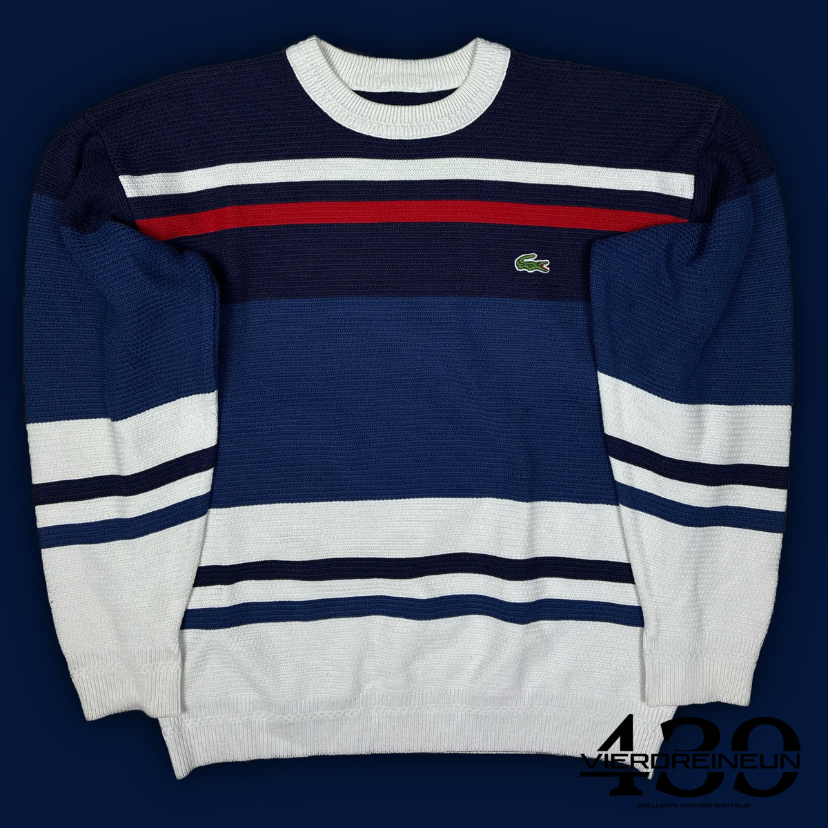 vintage Lacoste knittedsweater {M}