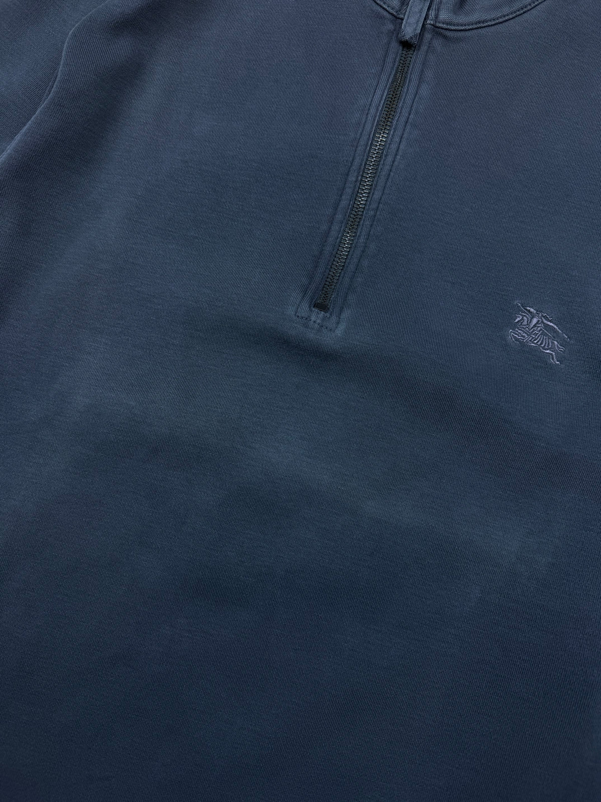 vintage Burberry quarterzip {S}