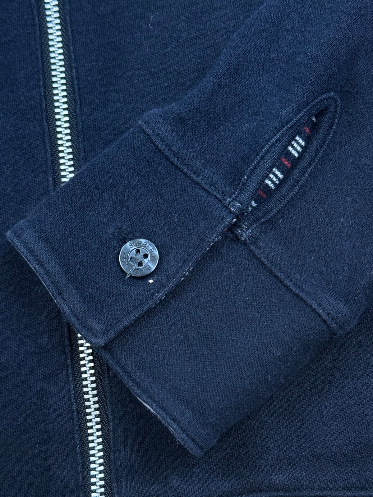 vintage Burberry Black Label sweatjacket {S}