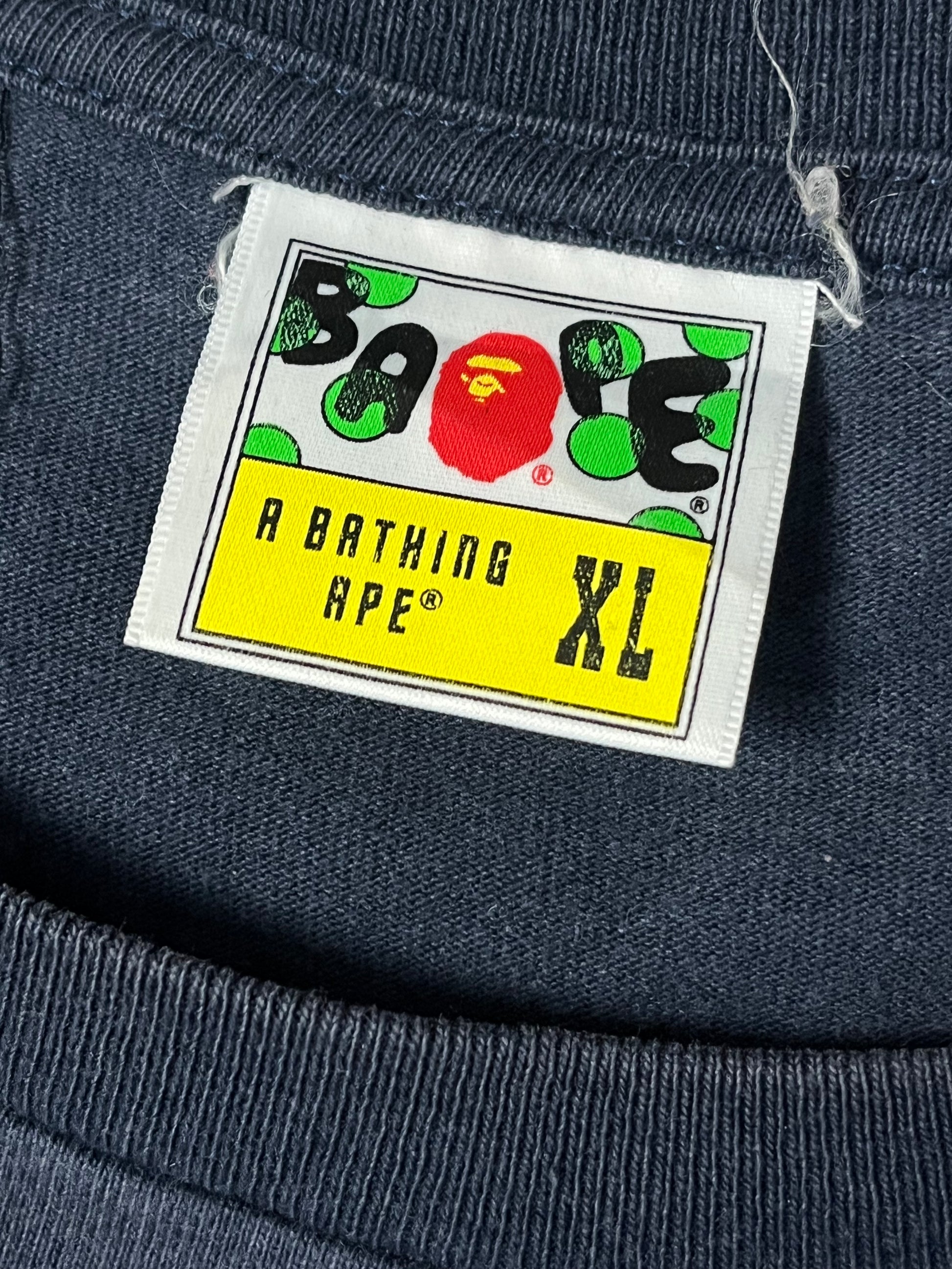 vintage BAPE a bathing ape t-shirt {XL}