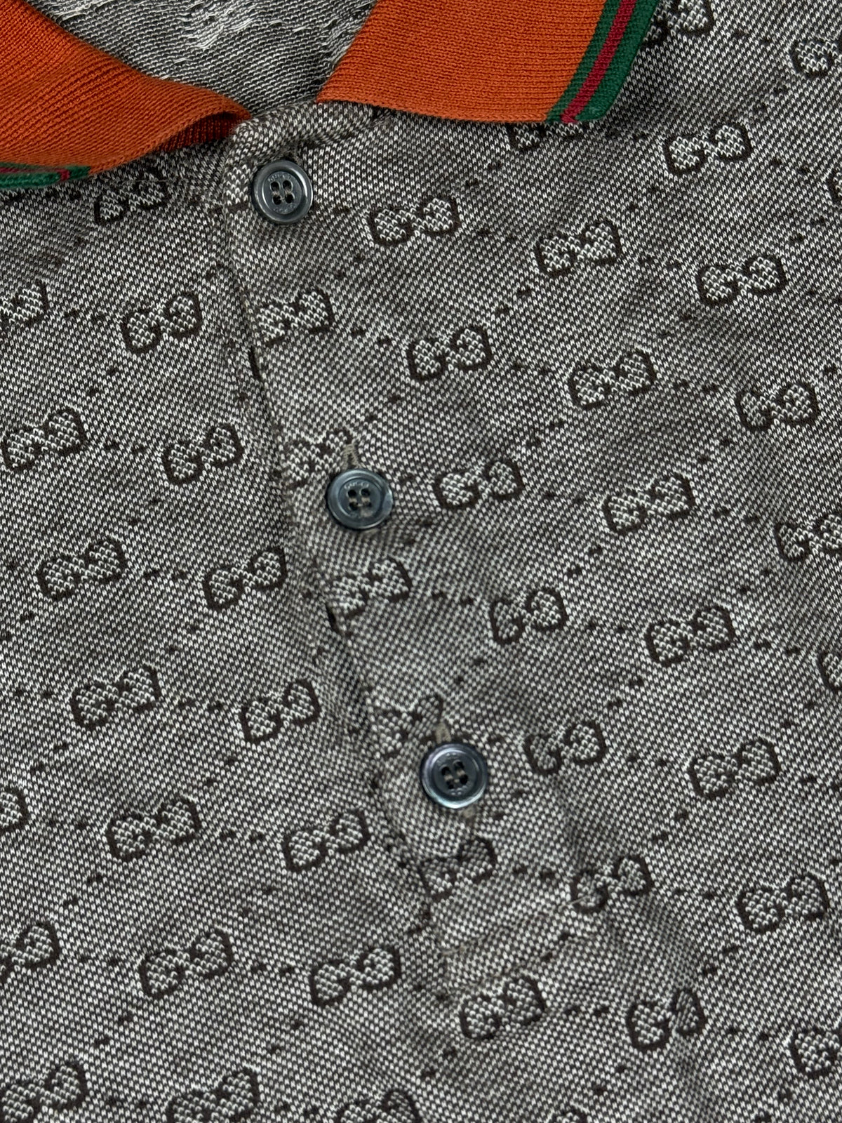 vintage Gucci monogram polo {L}