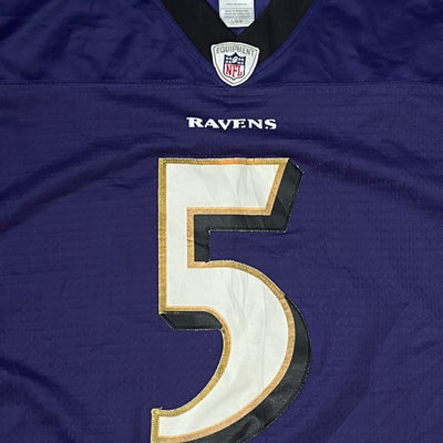 vintage Reebok RAVENS FLACCO5 Americanfootball jersey NFL {L}