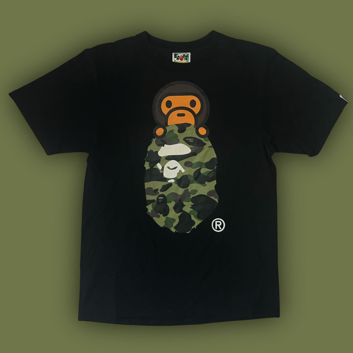 vintage BAPE a bathing ape t-shirt {S}
