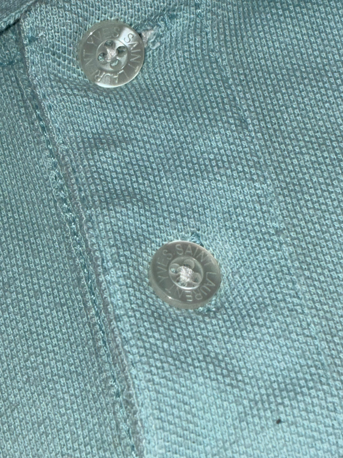 vintage YSL Yves Saint Laurent spellout polo {M}