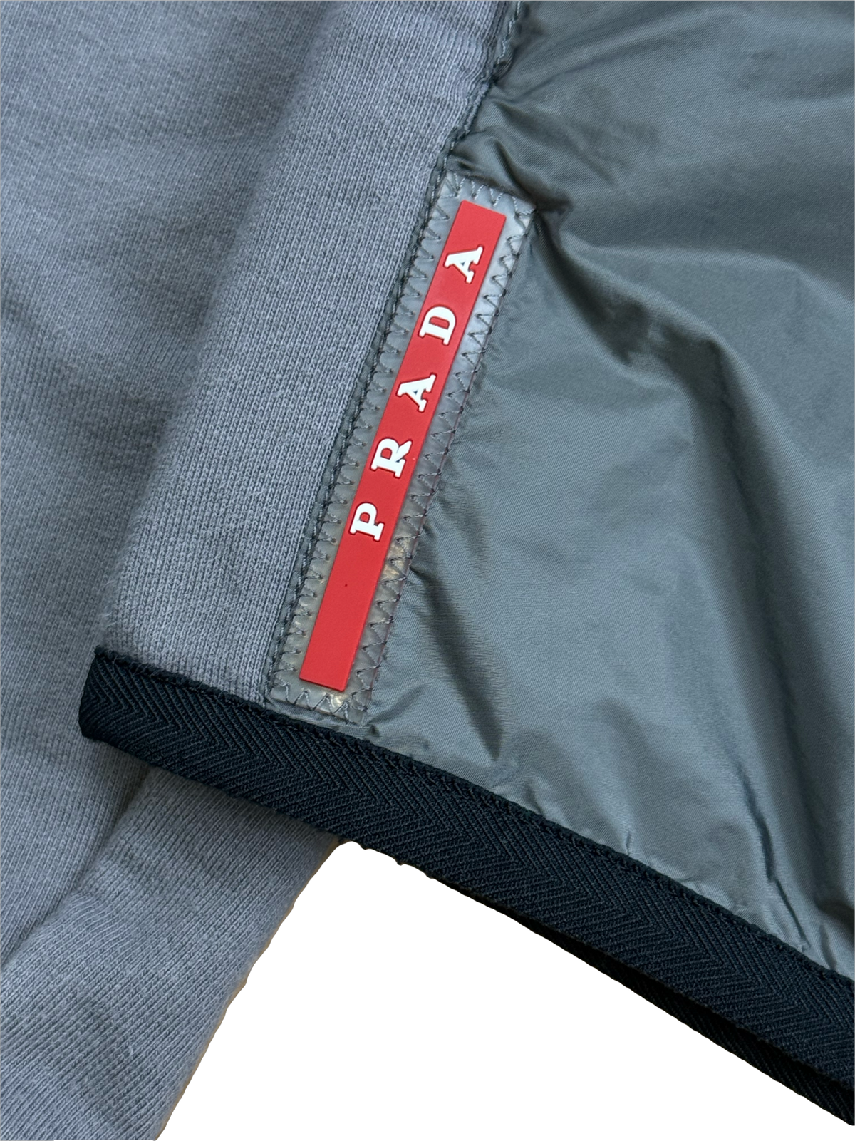 vintage Prada hybrid sweatjacket