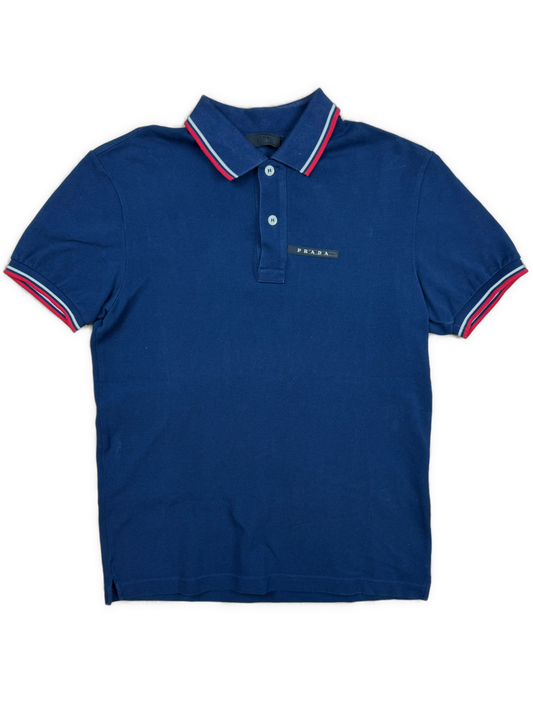navyblue Prada polo {XS}