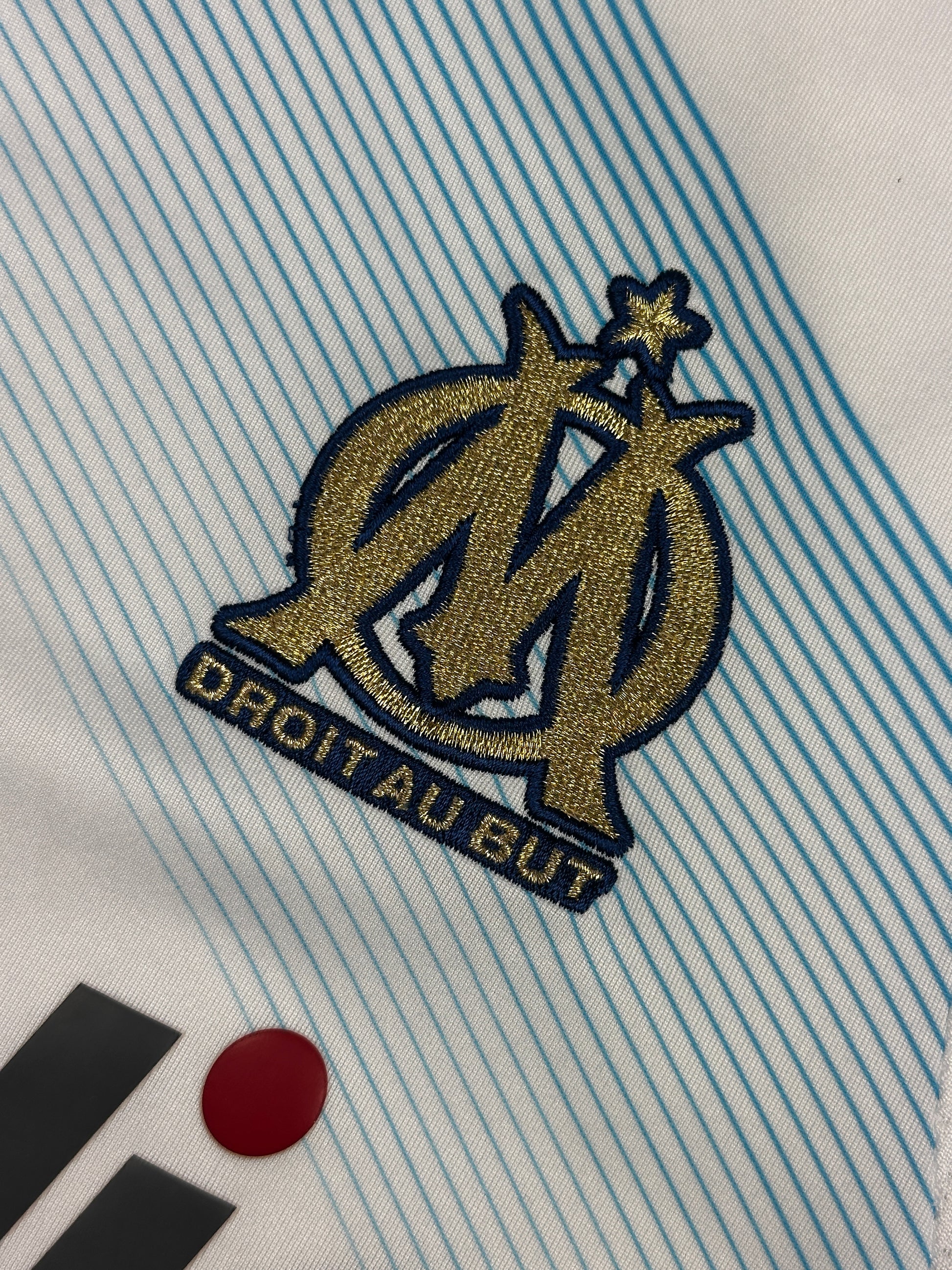 vintage Adidas Olympique Marseille home jersey {S}