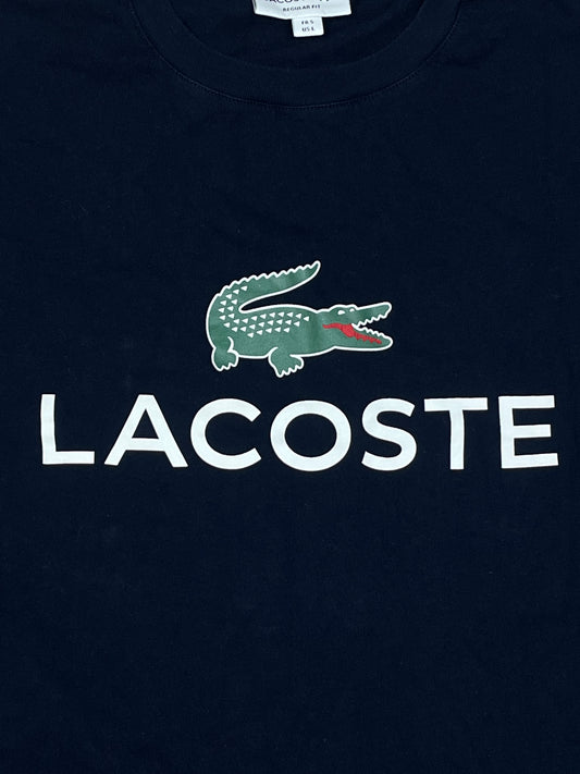 navyblue Lacoste t-shirt {L}
