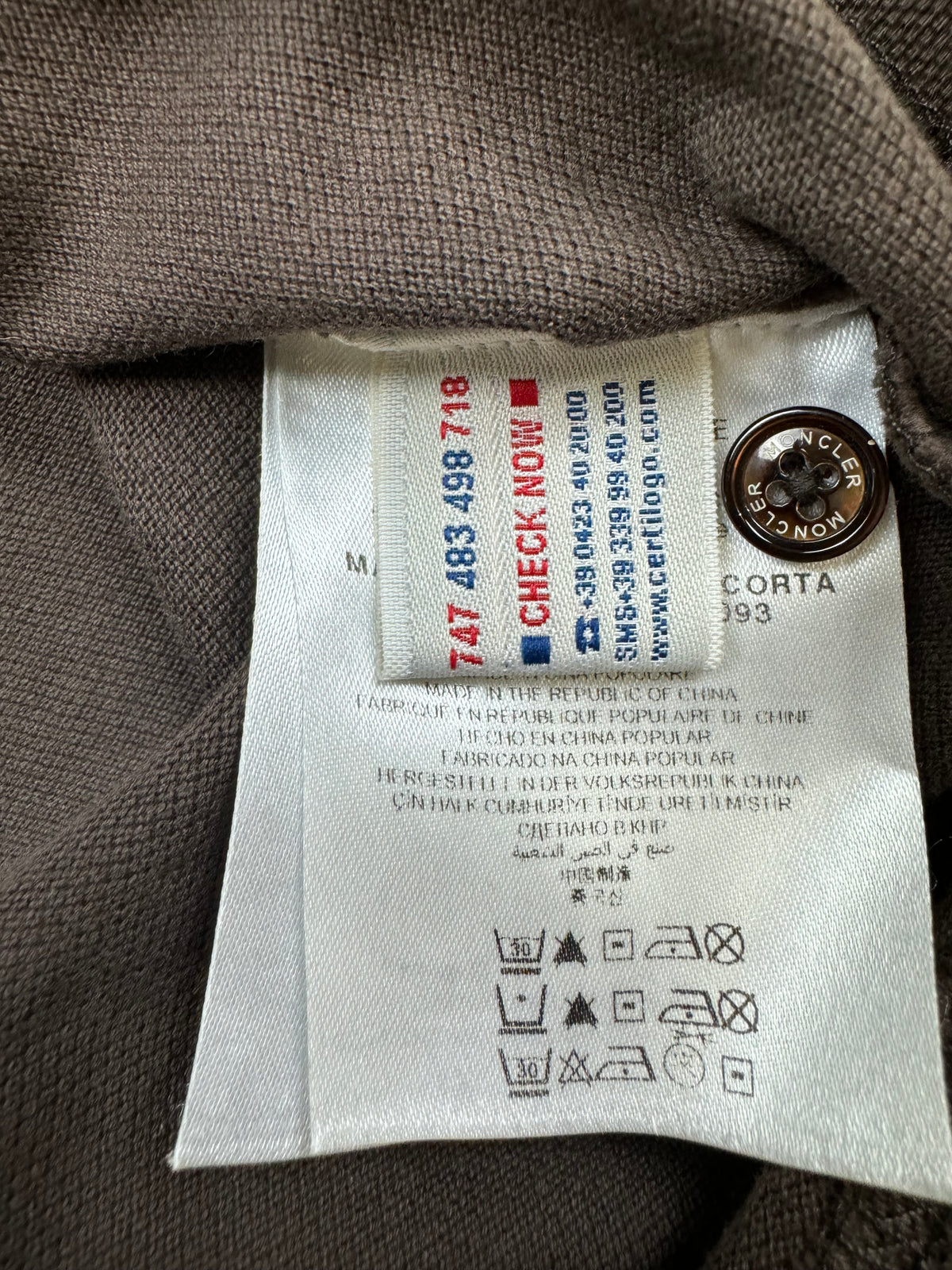 vintage Moncler polo {S}