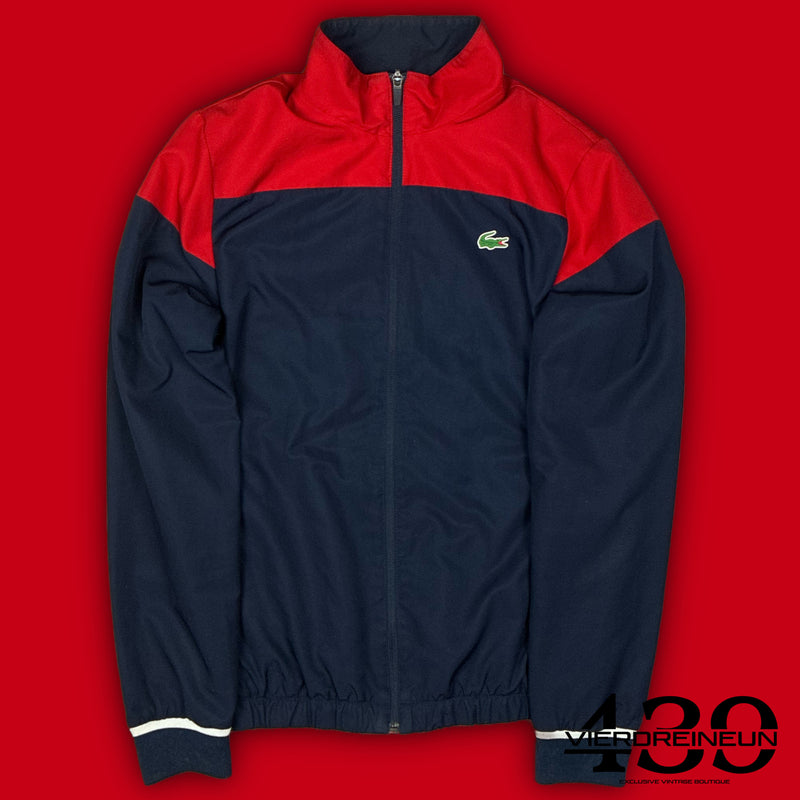 red Lacoste windbreaker {S}