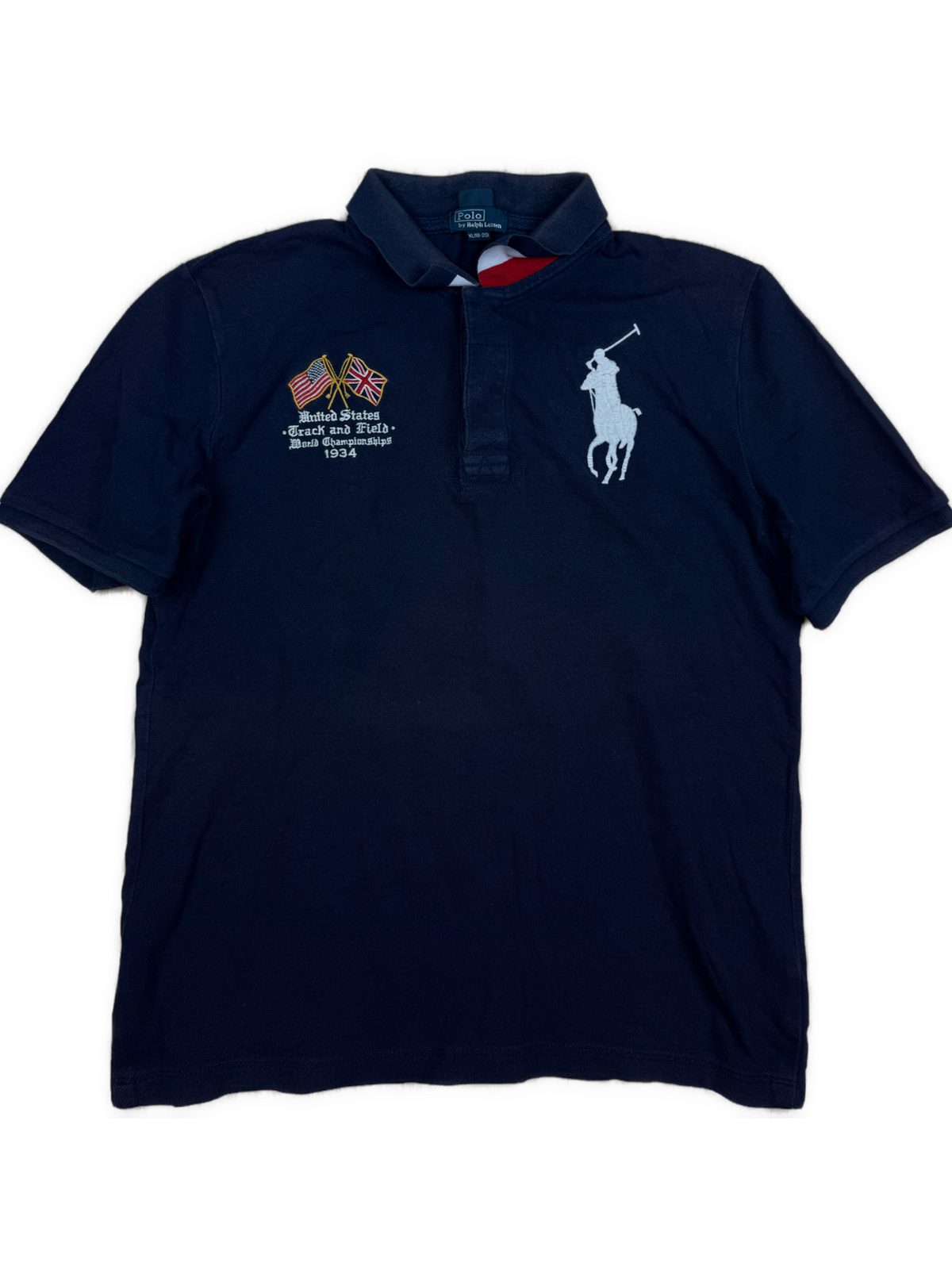 vintage navyblue Polo Ralph Lauren polo {S}