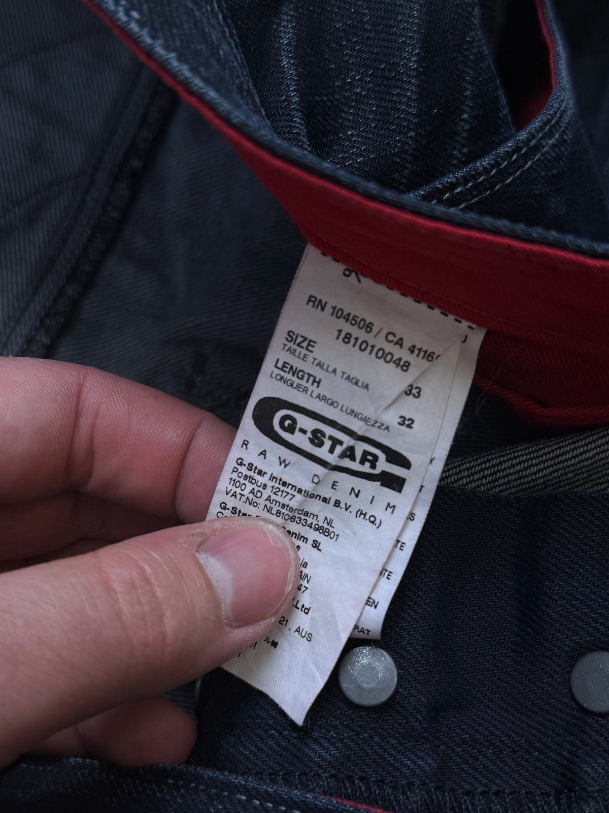 vintage G-STAR jeans {S}