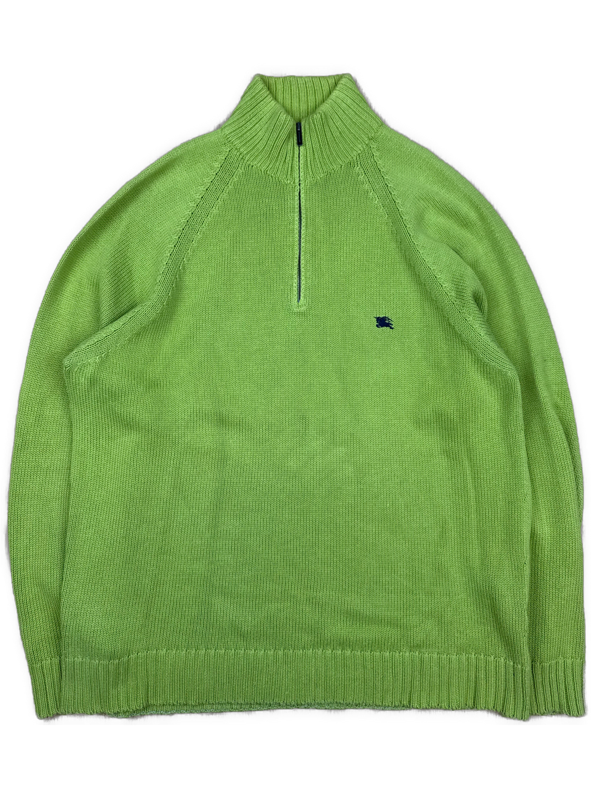 vintage Burberry quarterzip {L}