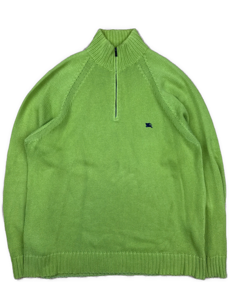 vintage Burberry quarterzip {L}
