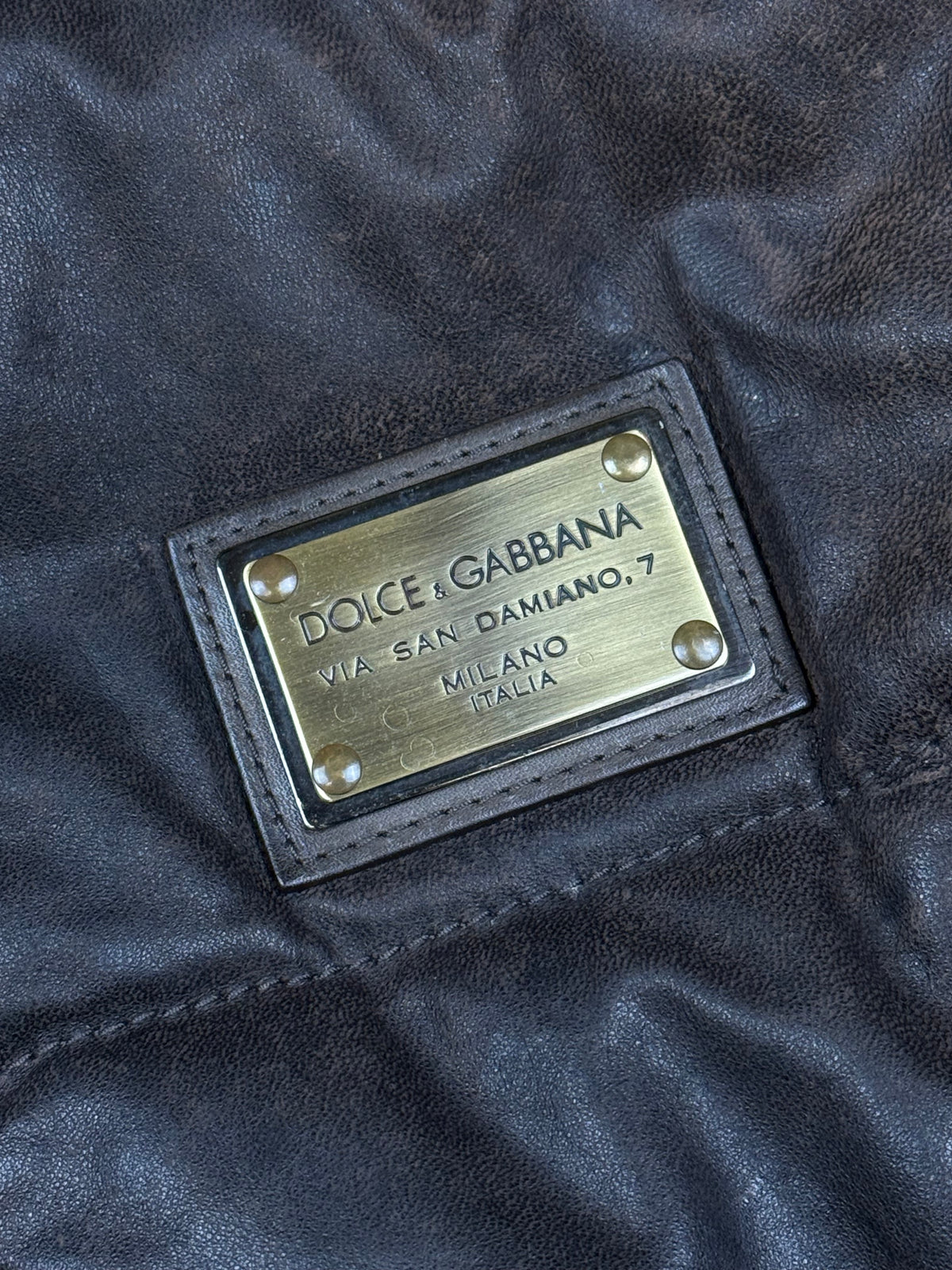 vintage brown Dolce & Gabbana winterjacket