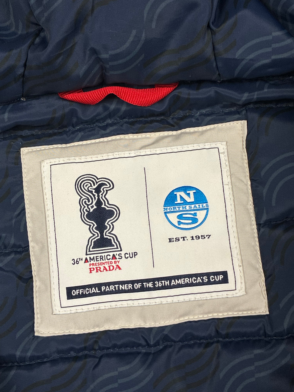 vintage Prada Americas Cup 36 x North Sails winterjacket {S}