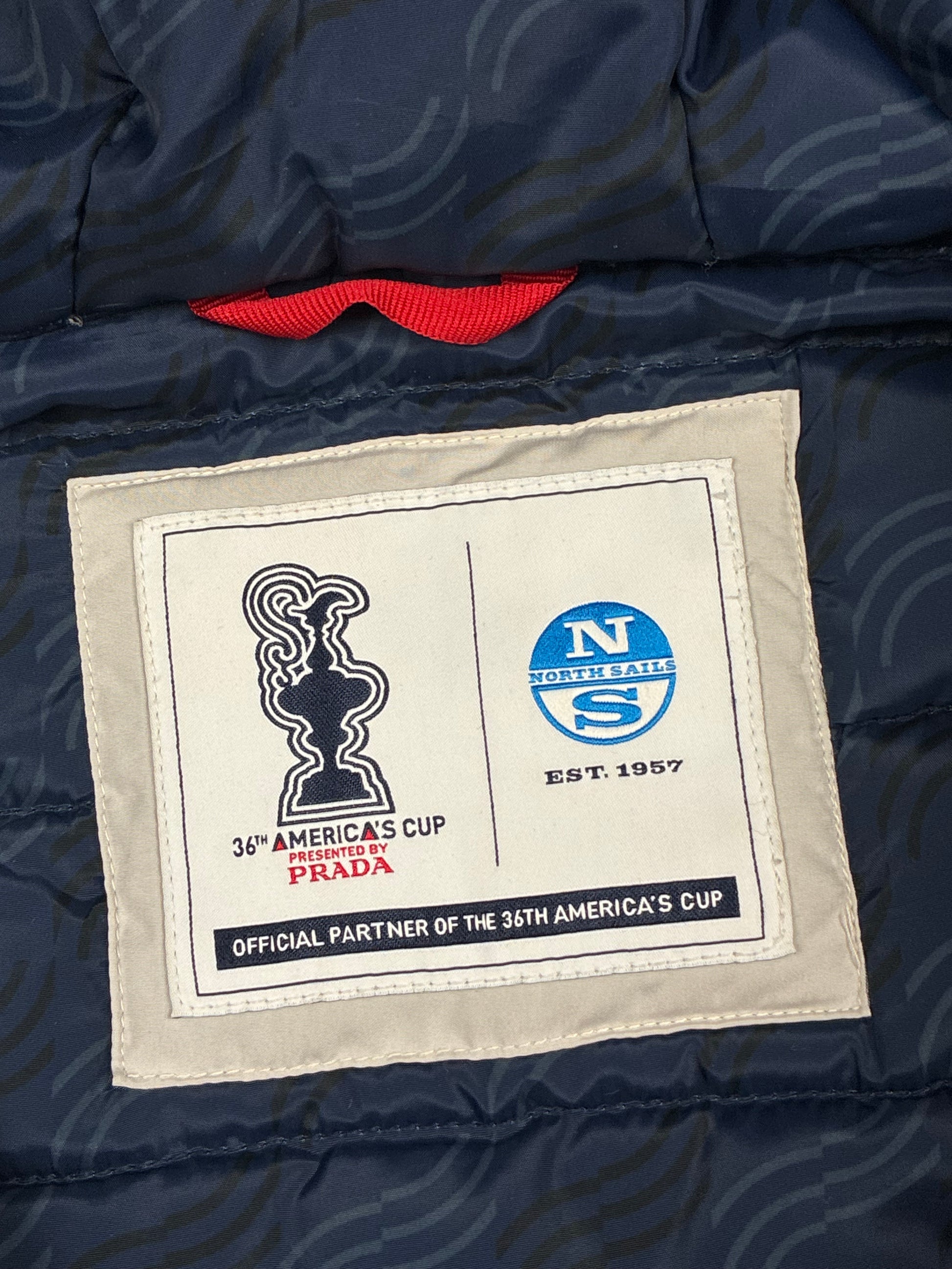 vintage Prada Americas Cup 36 x North Sails winterjacket {S}