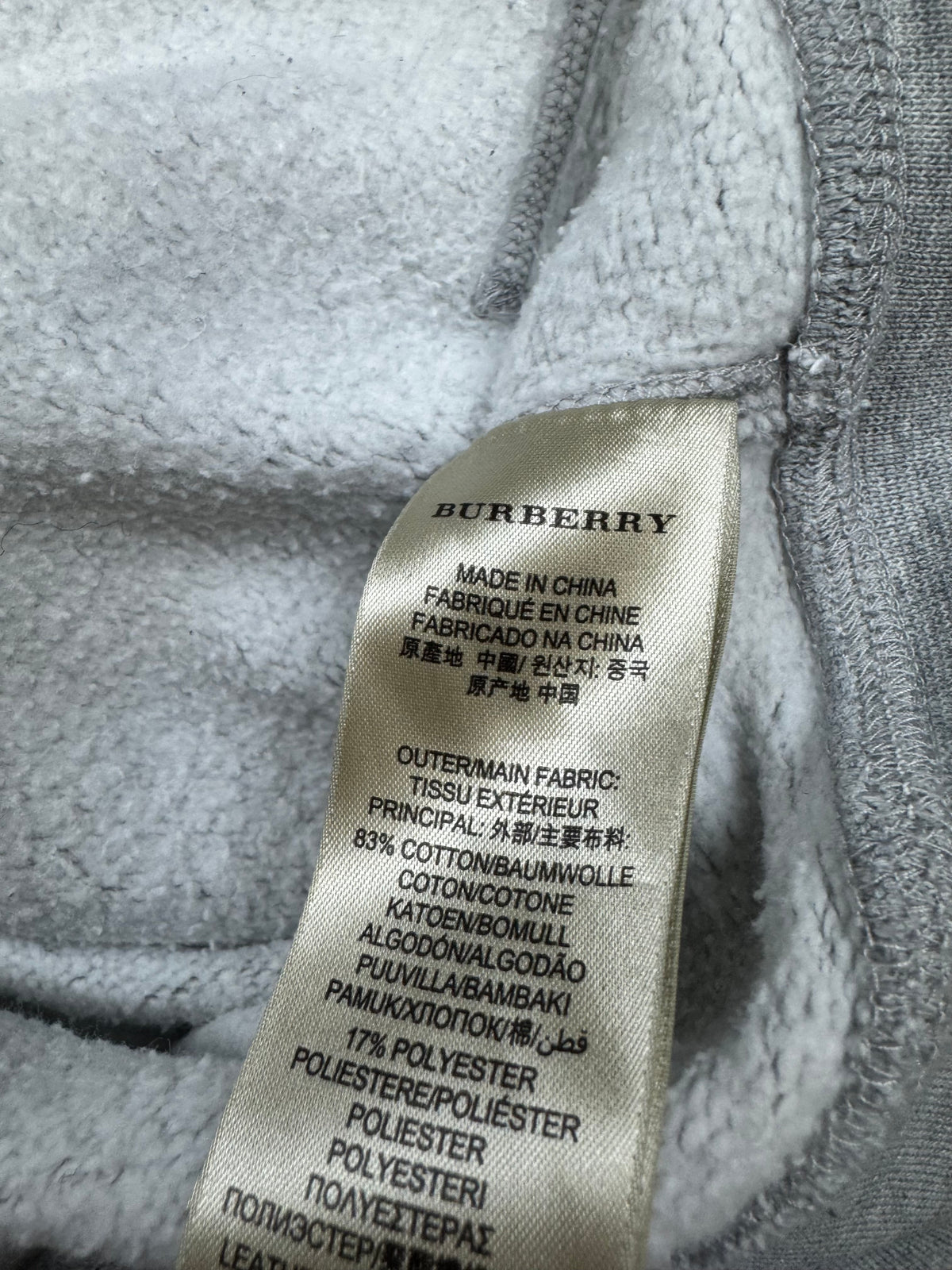 vintage Burberry sweatjacket {L}