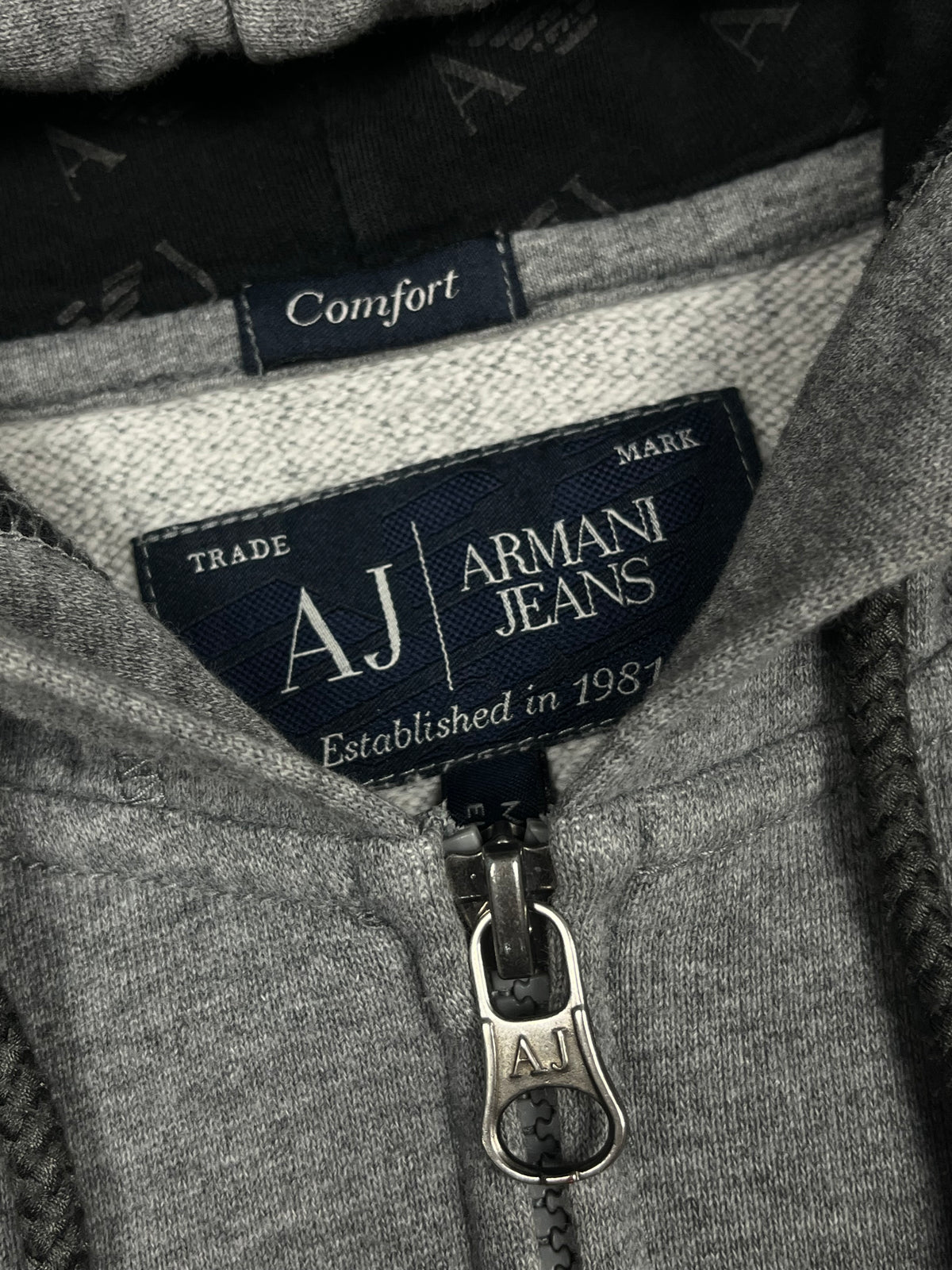vintage Armani Jeans sweatjacke {M}